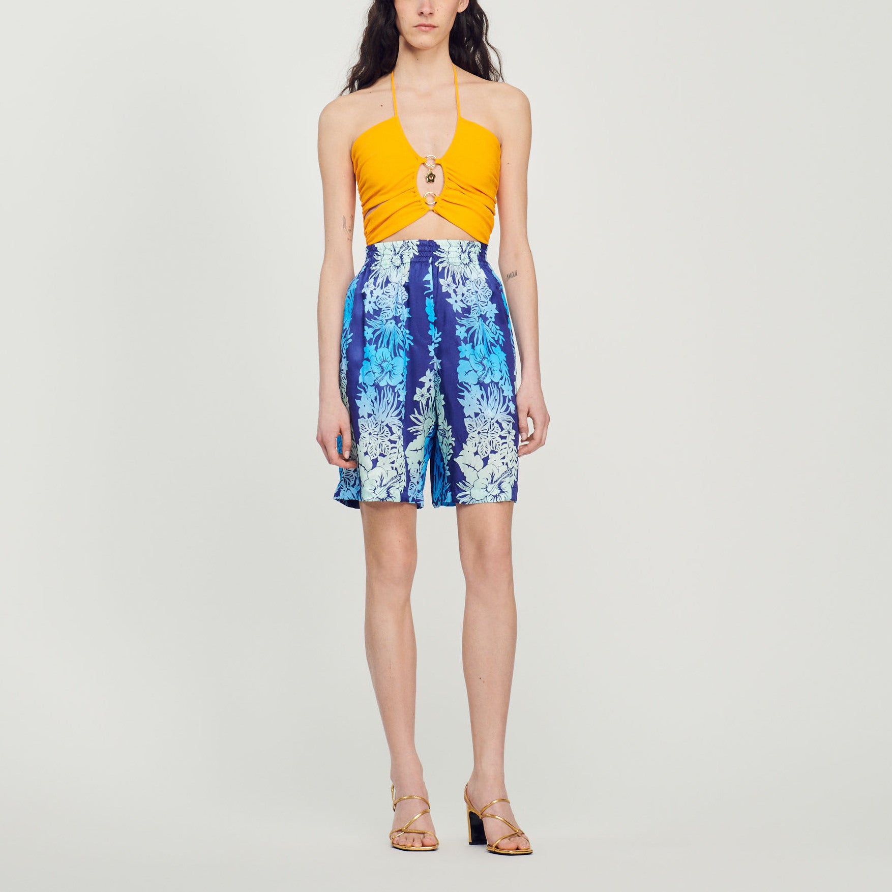 Bermuda imprimé Sandro seconde main