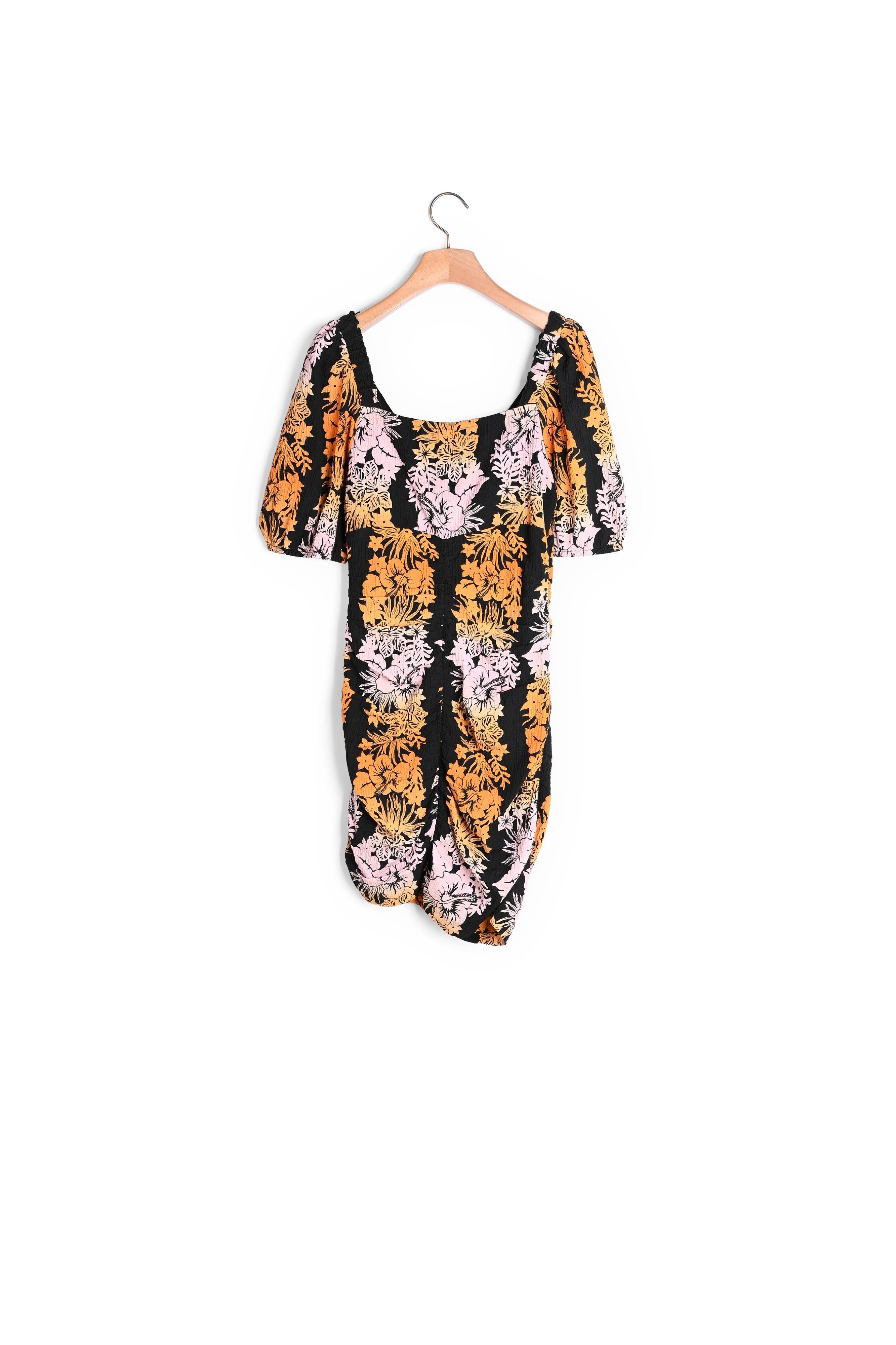 Robe courte imprimé Hawaï Sandro seconde main