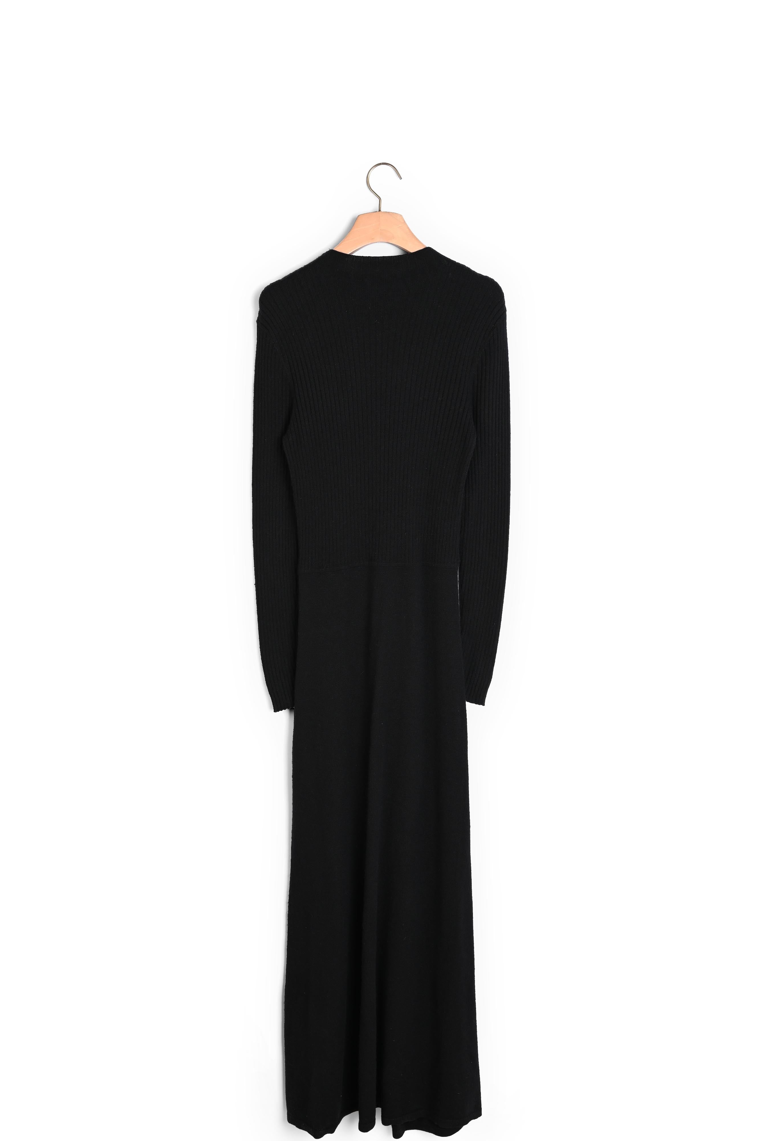 Robe longue en Maille froncée Sandro seconde main