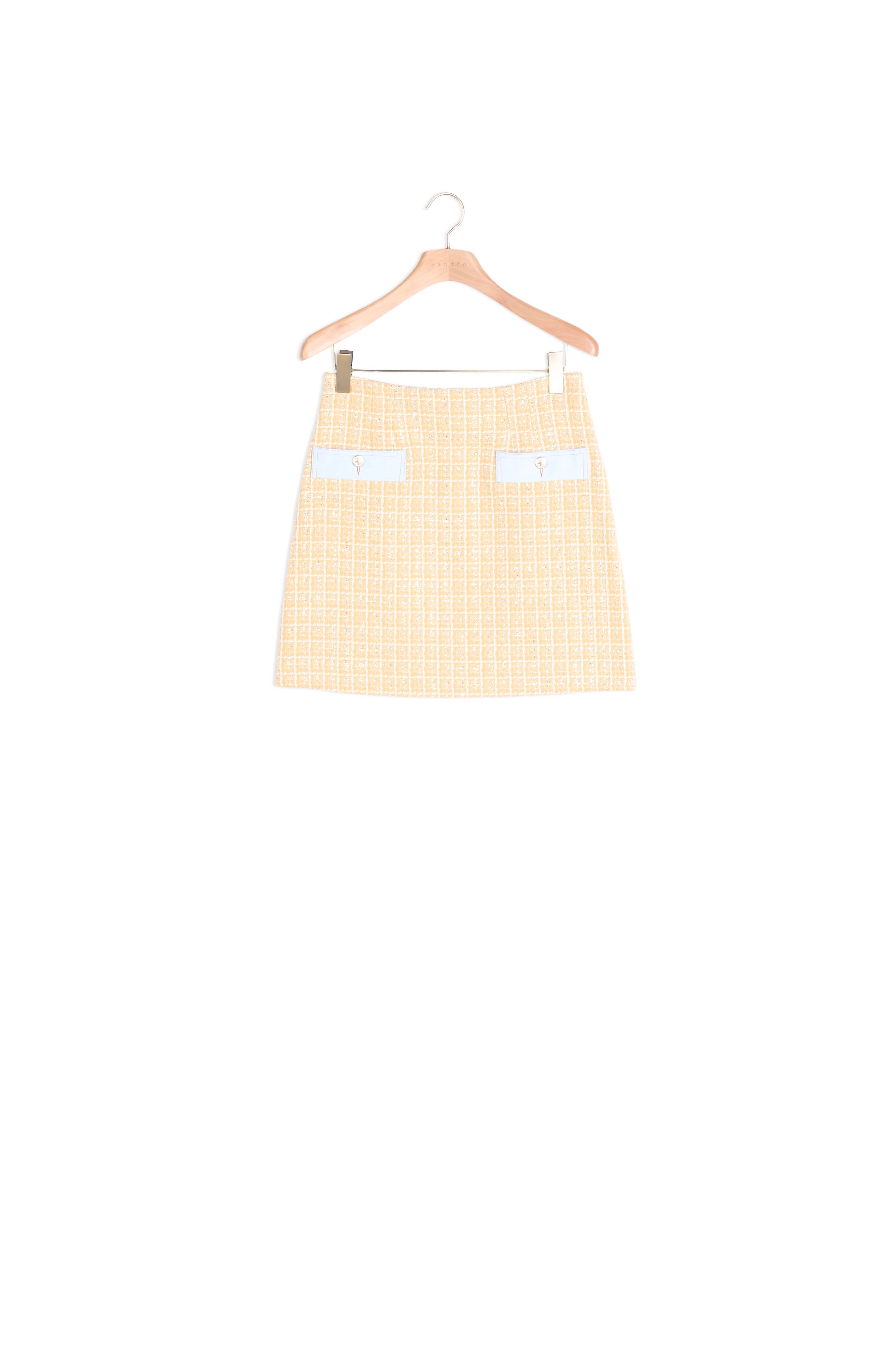 Jupe courte en tweed Sandro seconde main