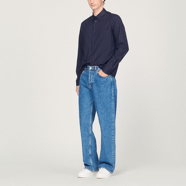 Chemise fluide à rayures Sandro seconde main