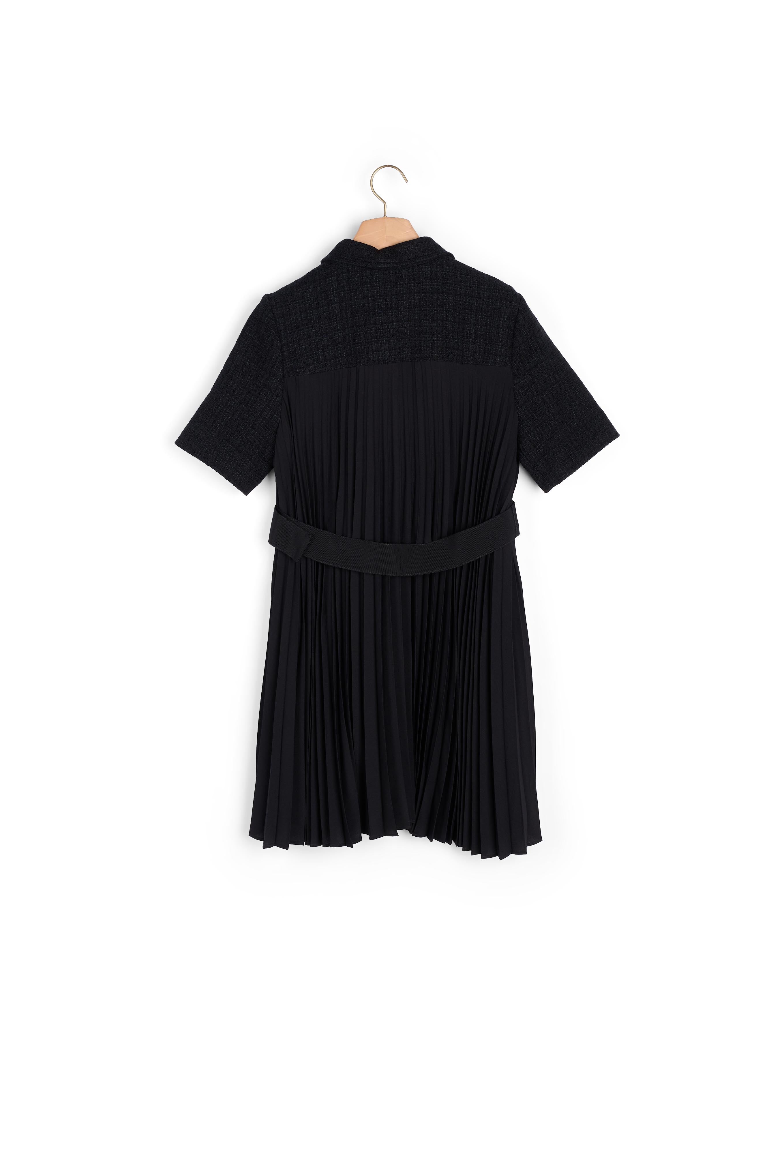 Robe à manches courtes bi matières Sandro seconde main