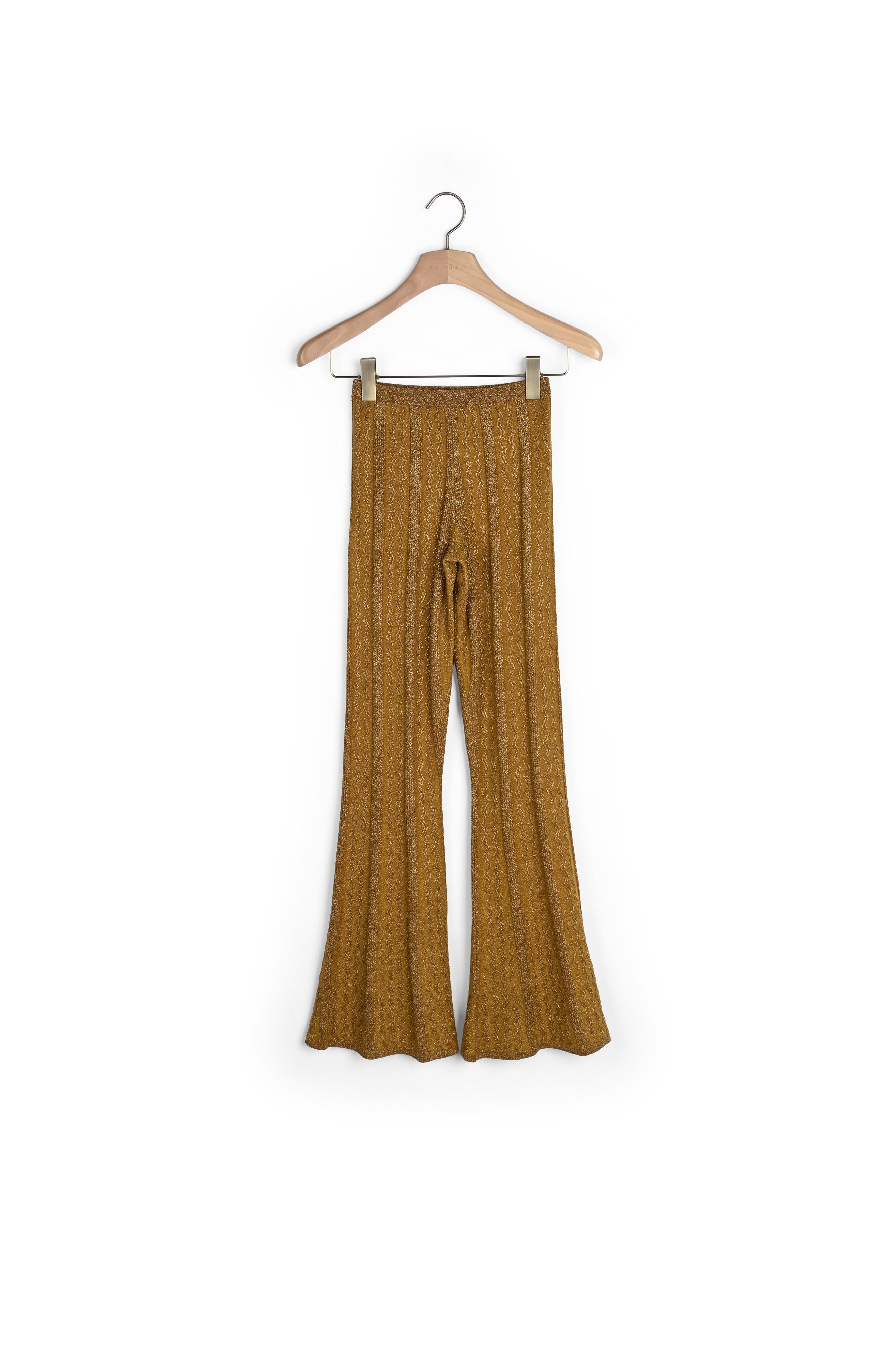 Pantalon en Maille métallisée Sandro seconde main