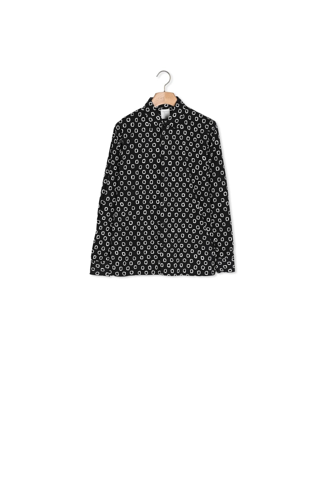 Chemise en coton imprimé Sandro seconde main