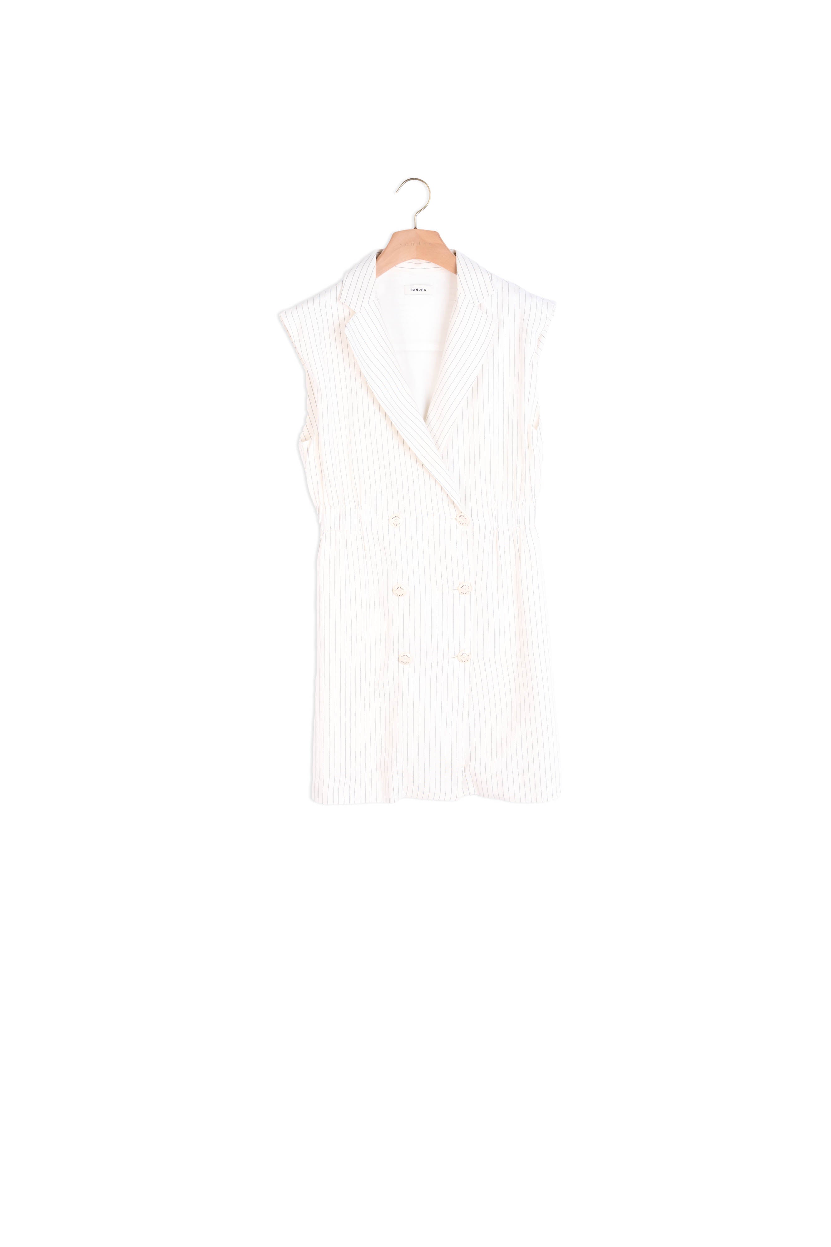 Robe tailleur rayée Sandro seconde main