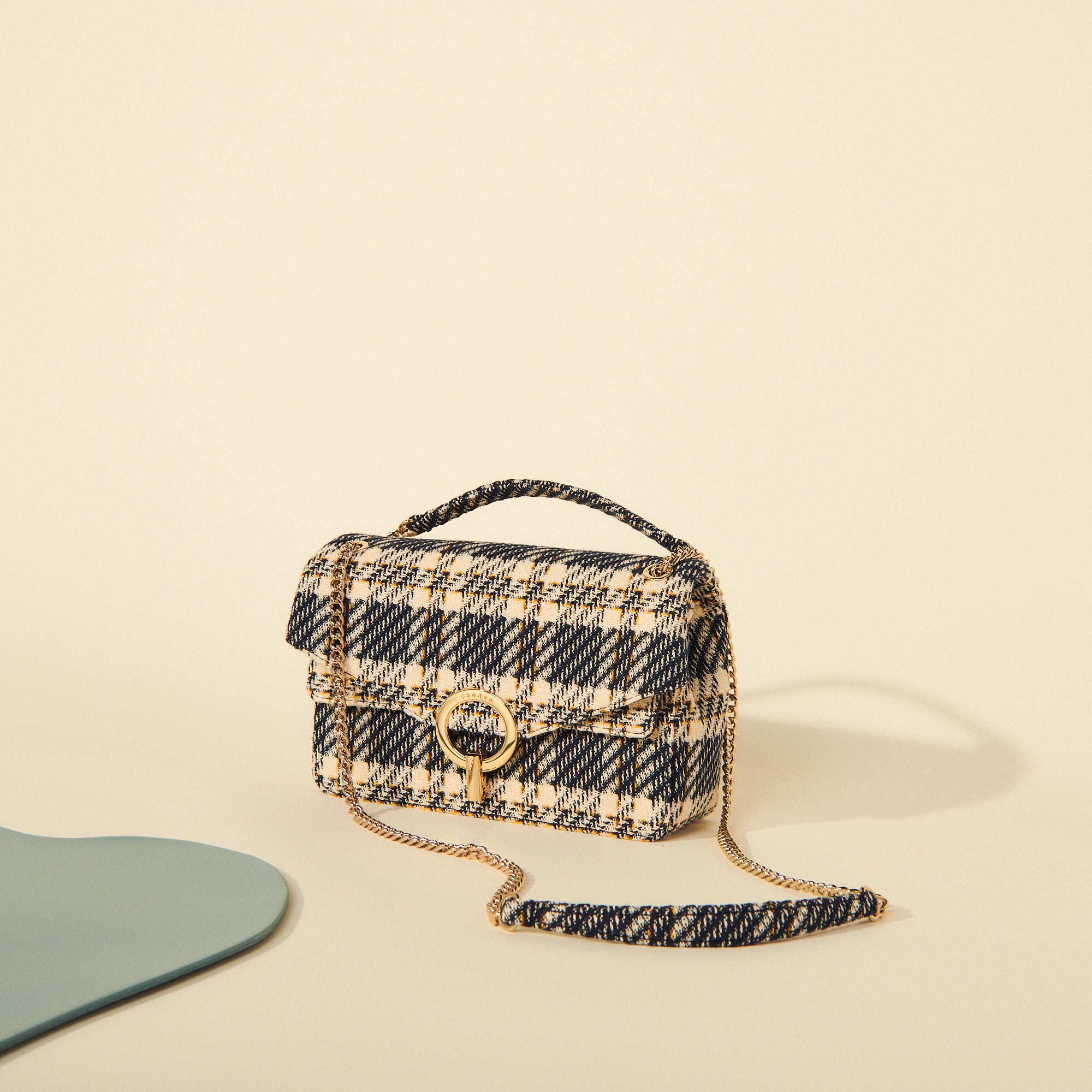 Sac Yza en tweed Sandro seconde main