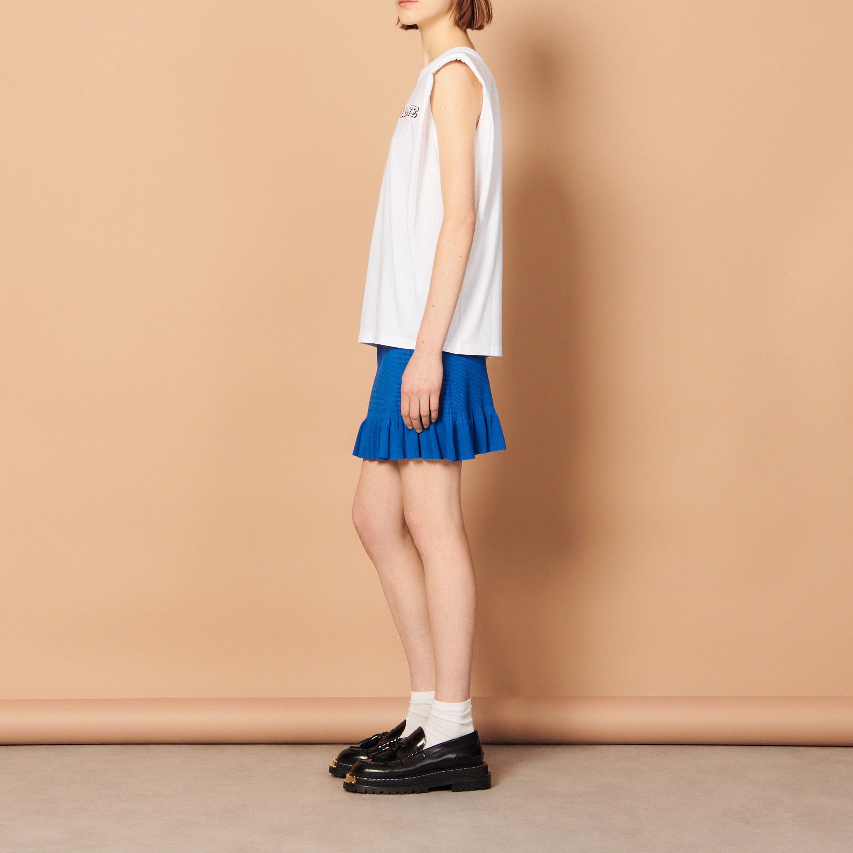 Smiley® T-shirt en coton biologique Sandro seconde main