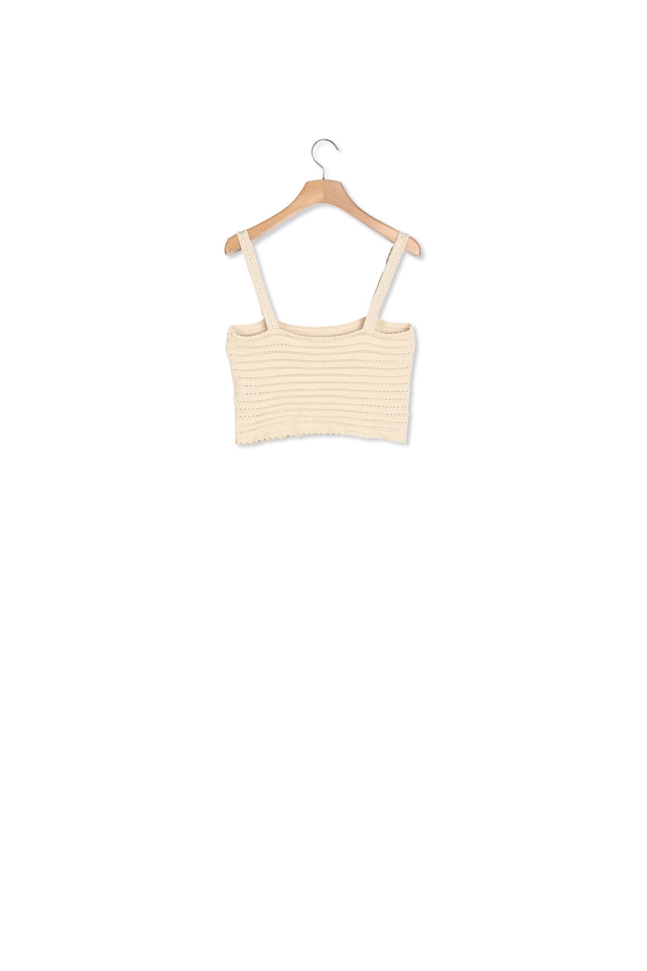 Top court en maille strassée Sandro seconde main