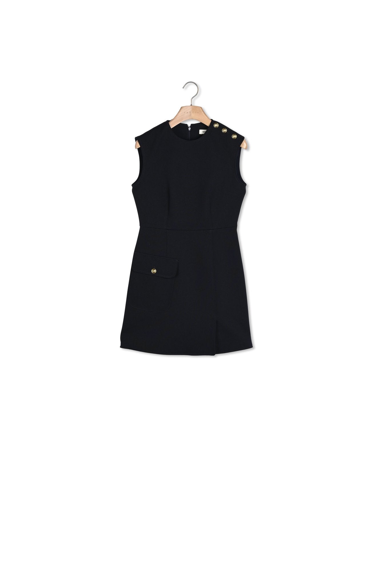 Robe courte à boutons Sandro seconde main