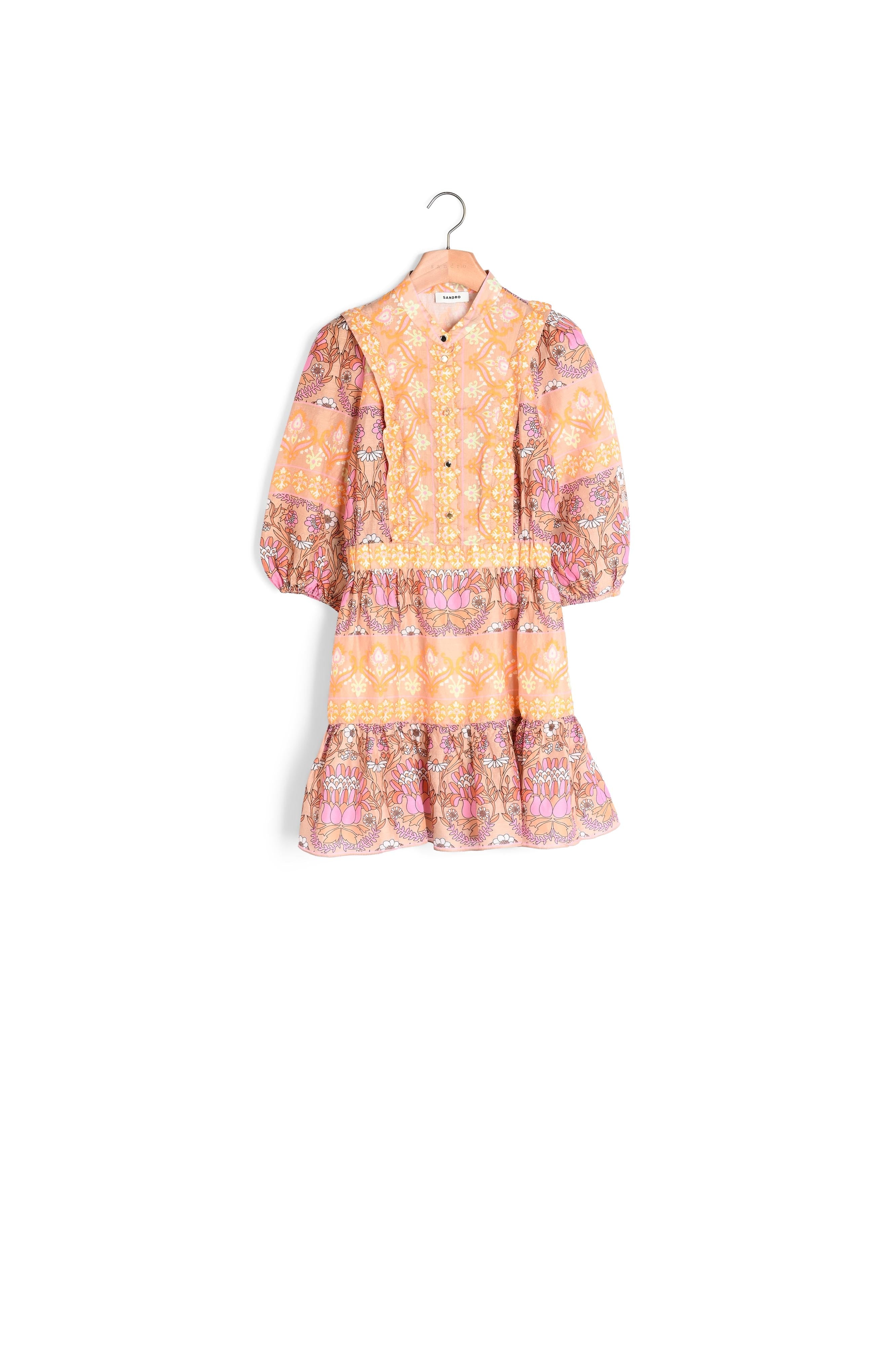 Robe courte imprimé mix foulard Sandro seconde main