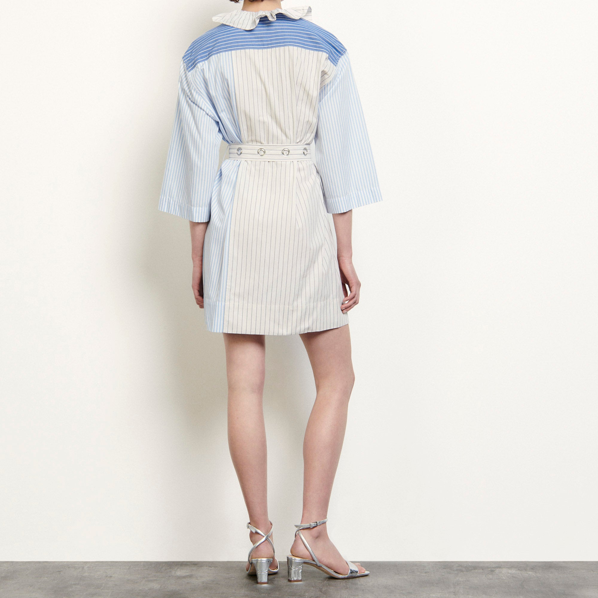 Robe courte en patchwork Sandro seconde main