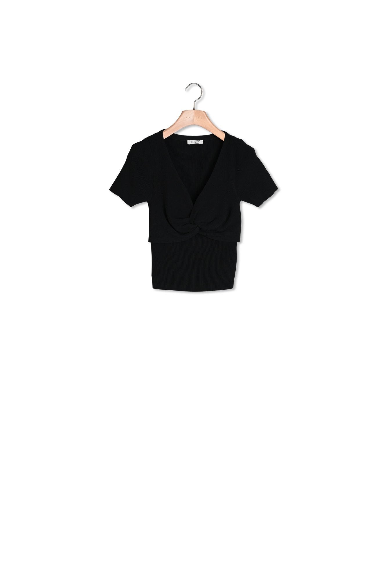 Pull court noué Sandro seconde main