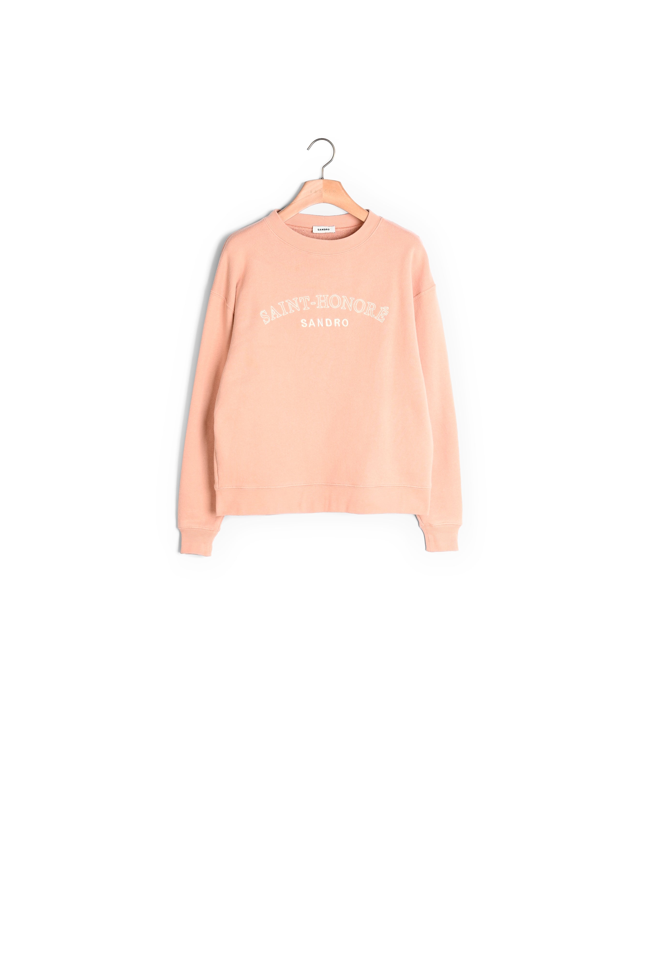 Sweat brodé en coton biologique Sandro seconde main