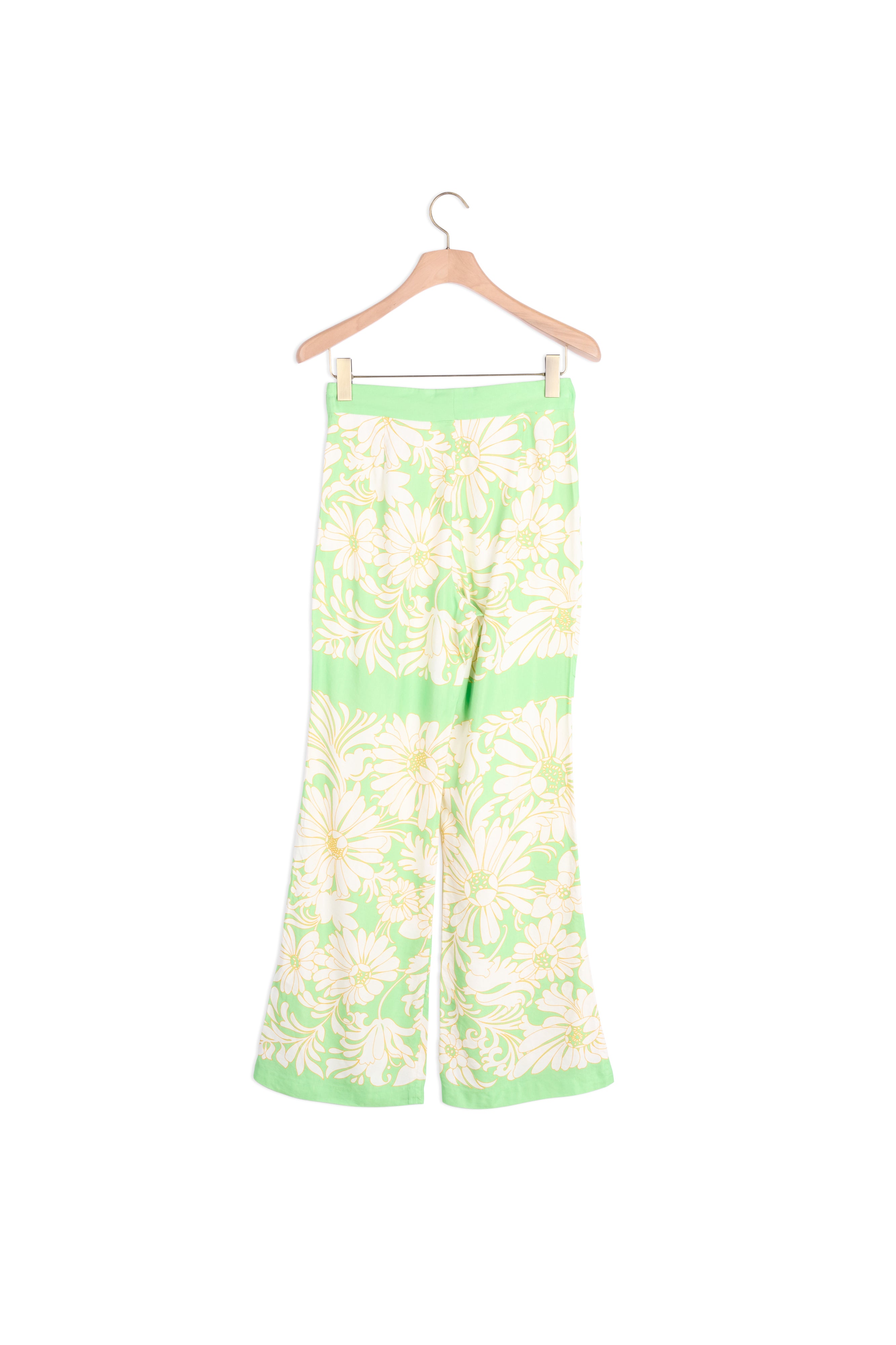 Pantalon fluide imprimé daisy Sandro seconde main