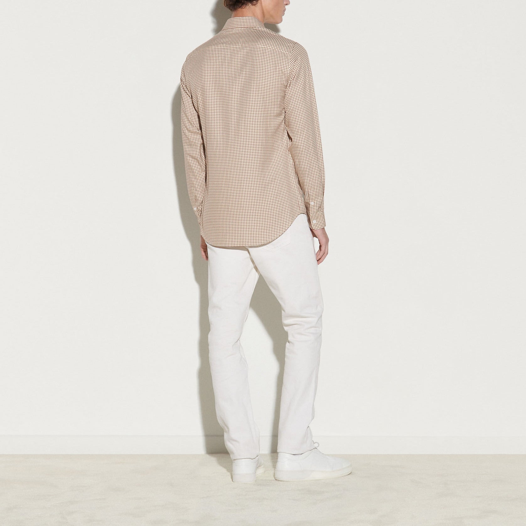 Chemise à petits carreaux Sandro seconde main