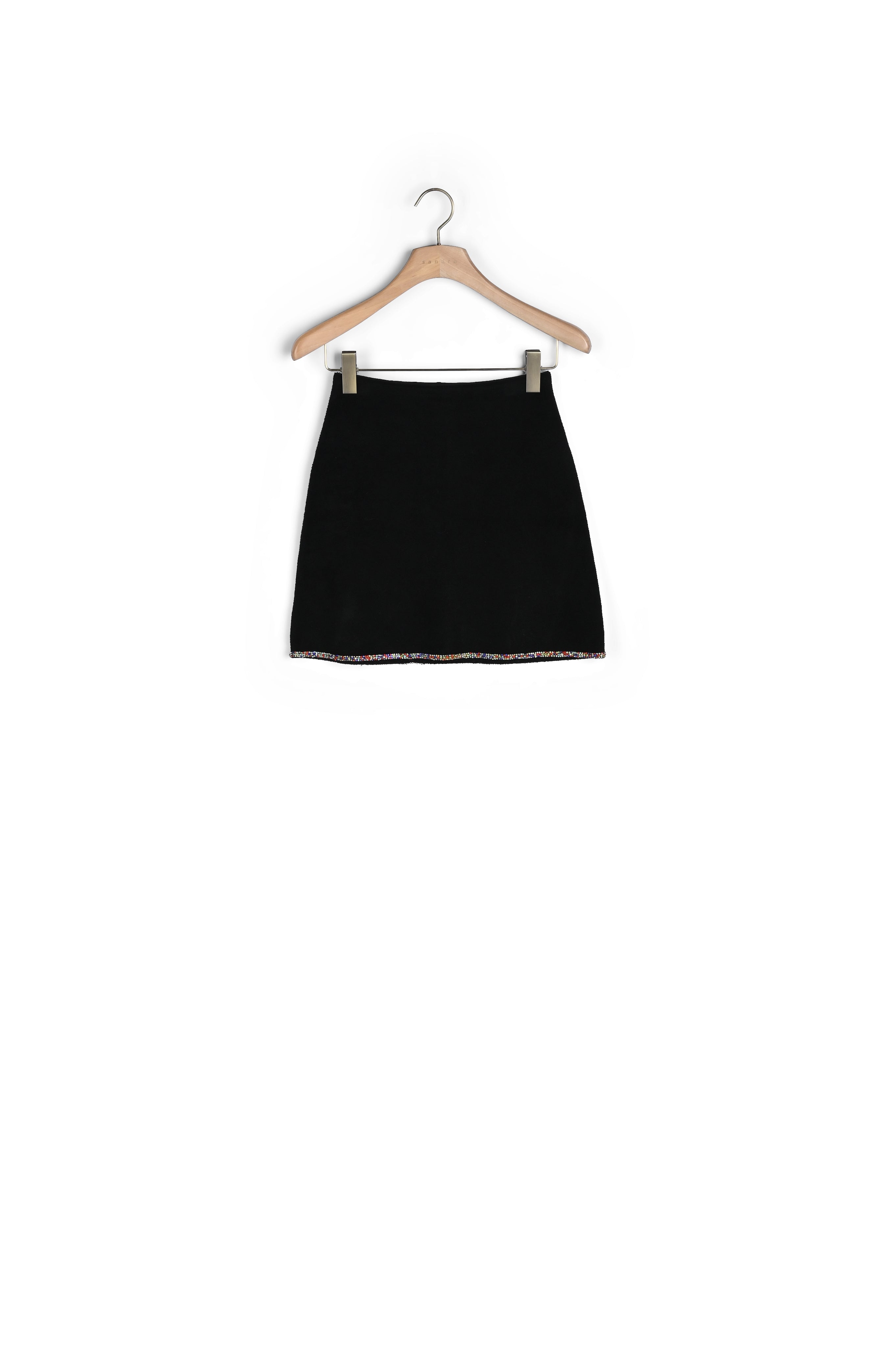 Jupe courte en Maille velours Sandro seconde main