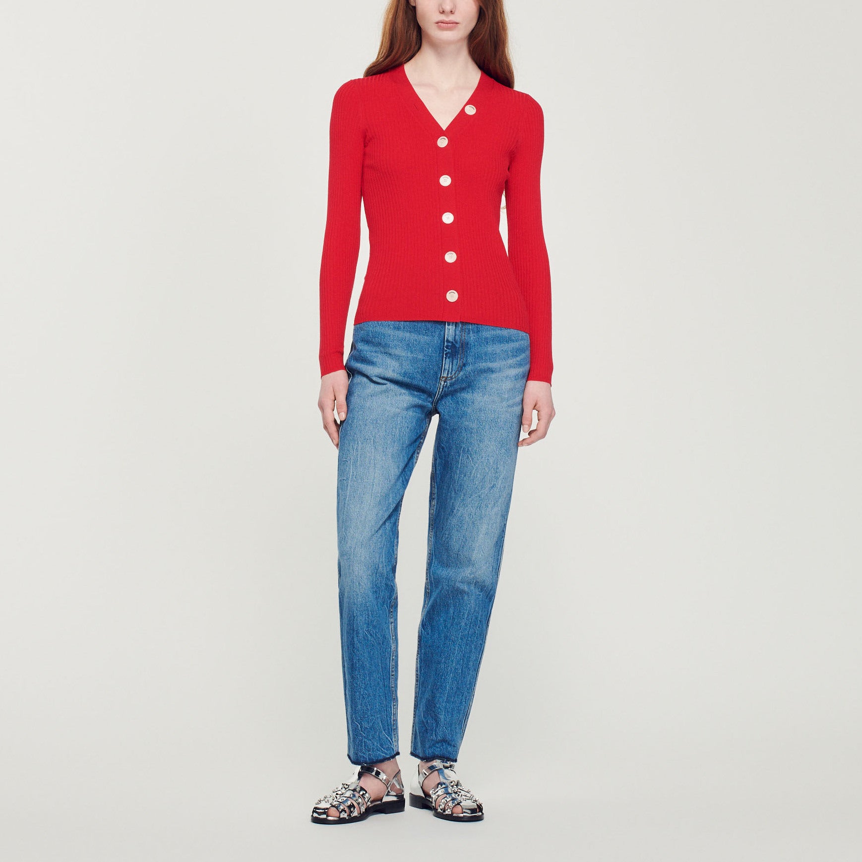 Cardigan en Maille Sandro seconde main