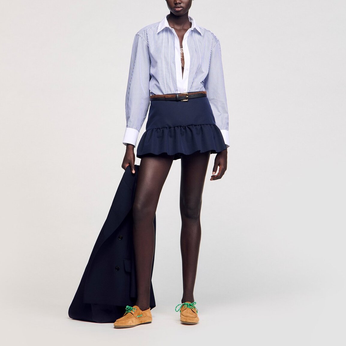 Chemise à rayures Sandro seconde main