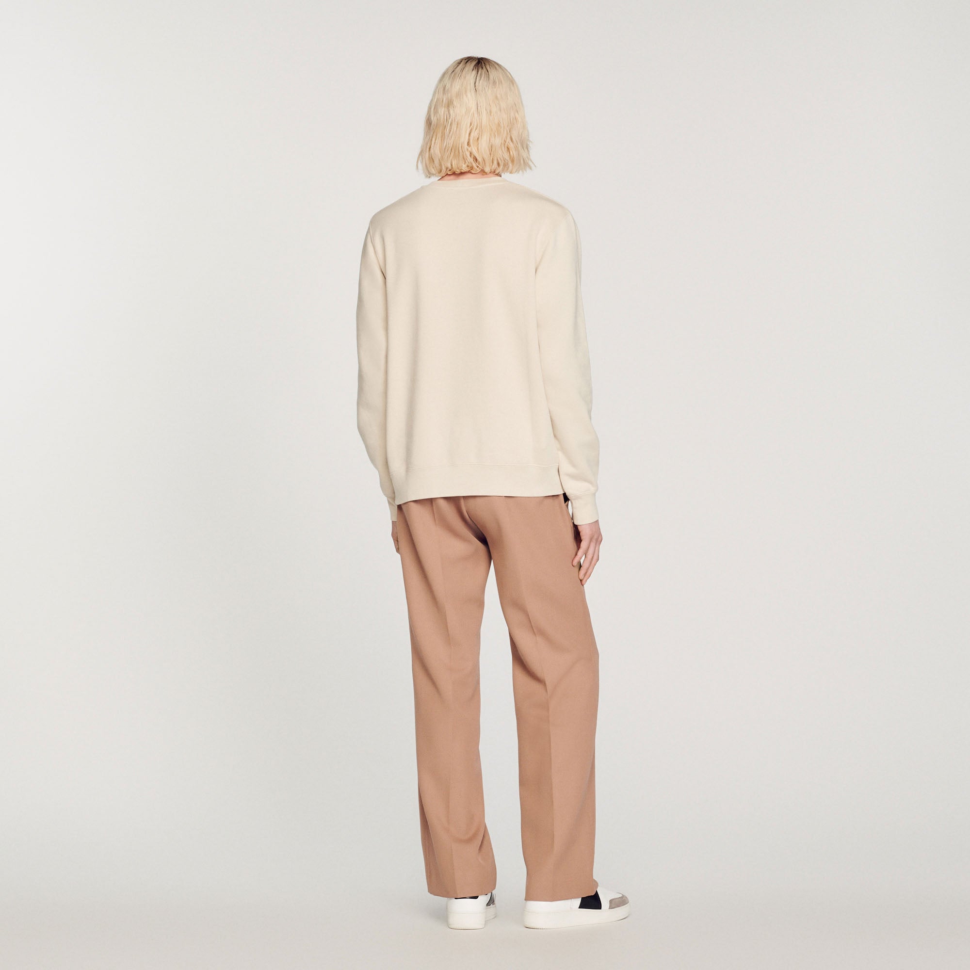 Sweat molletonné brodé Sandro seconde main