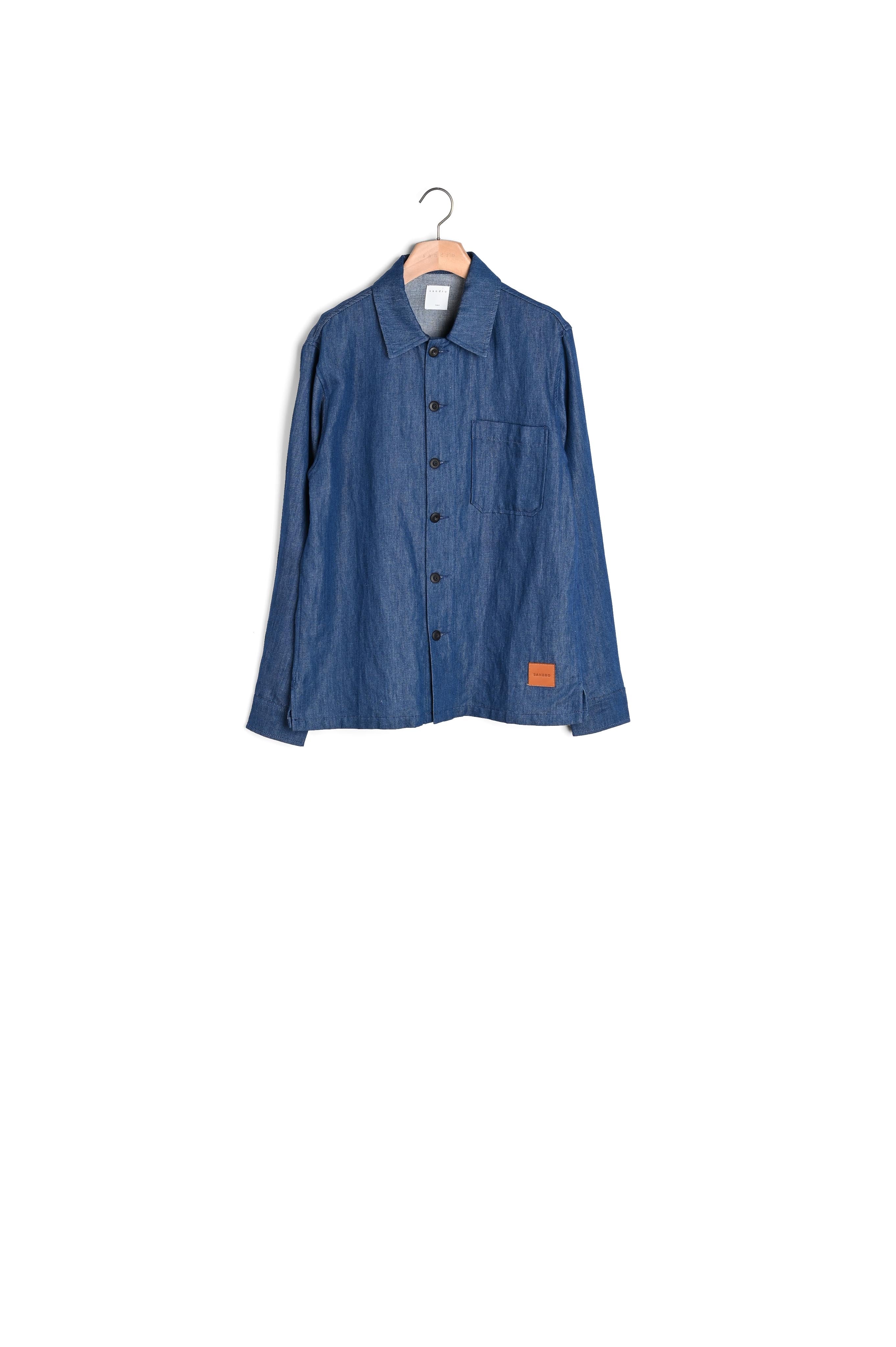 SurChemise en lin et coton biologique Sandro seconde main