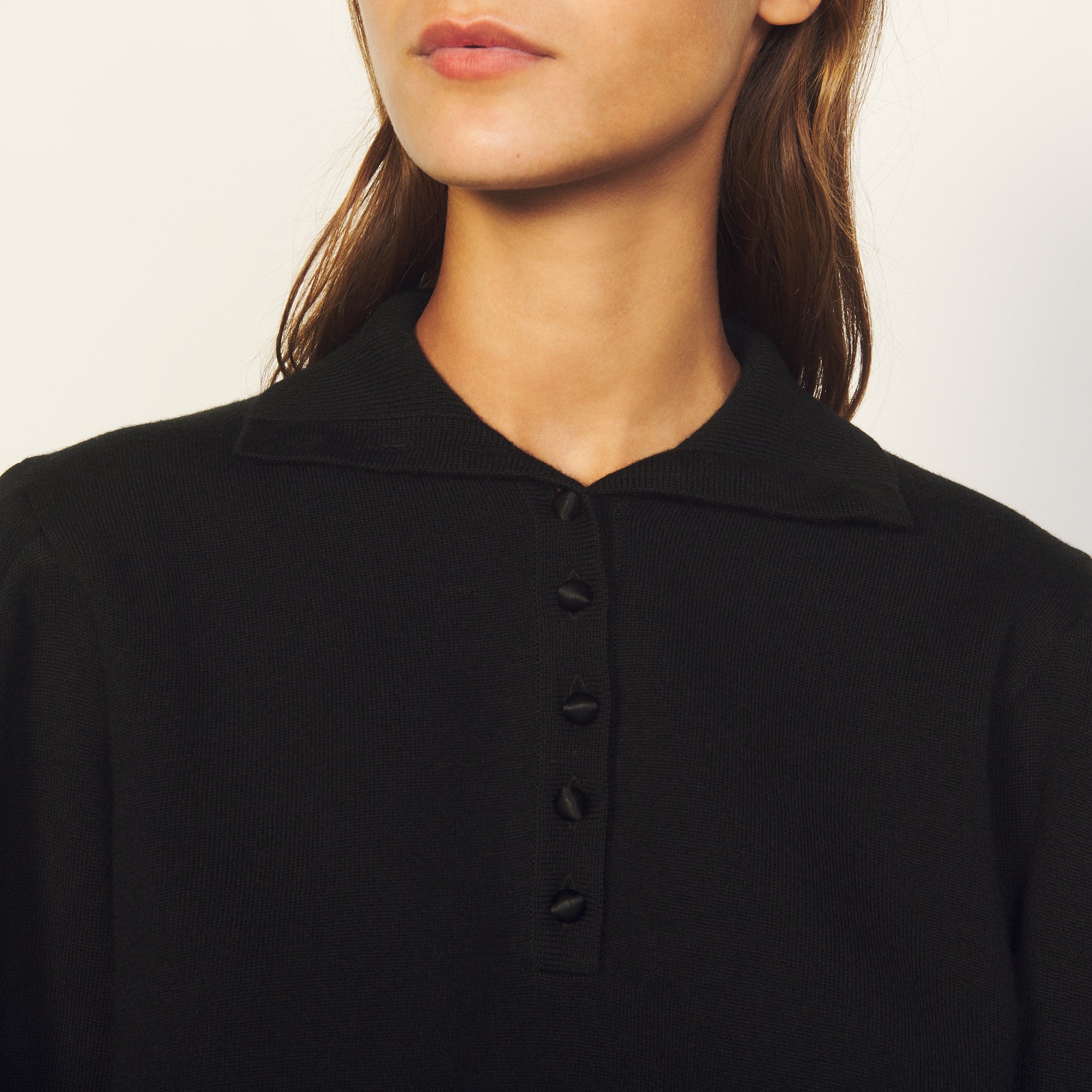 Pull Noir Sandro seconde main