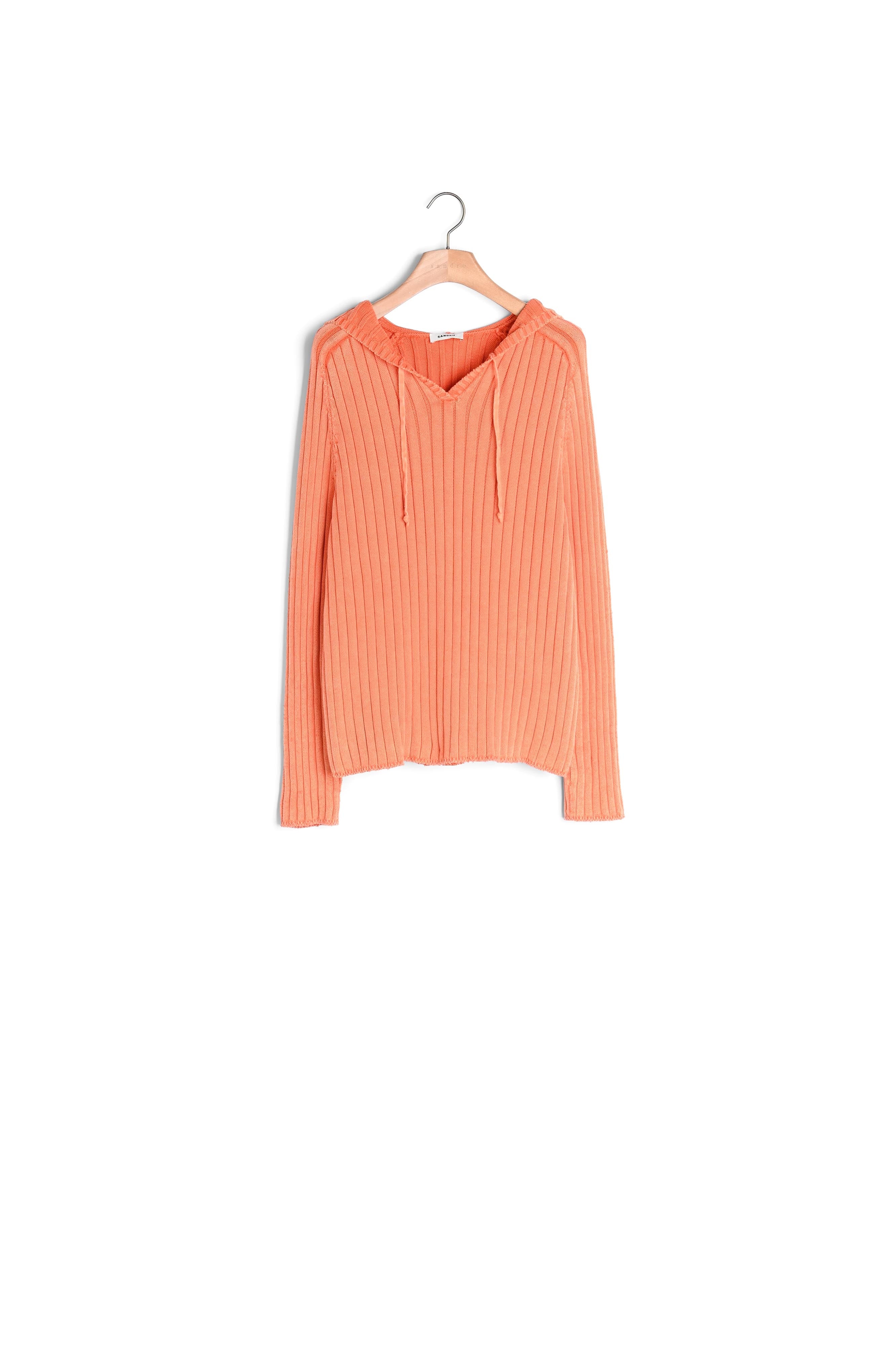 Maille Orange Sandro seconde main