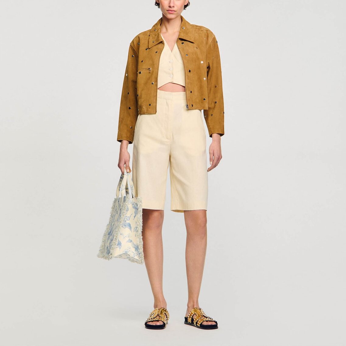 Bermuda droit Sandro seconde main