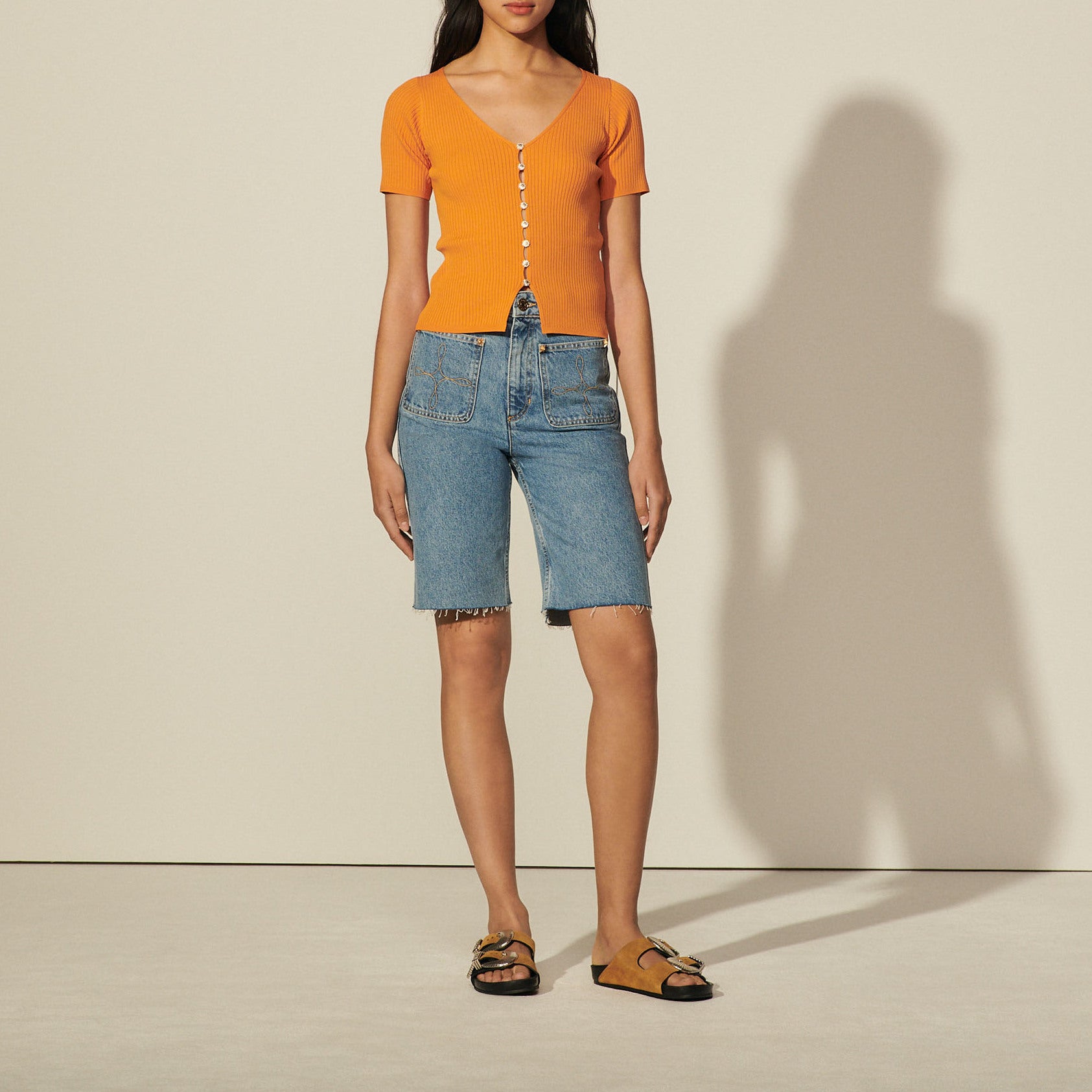 Cardigan à manches courtes Sandro seconde main