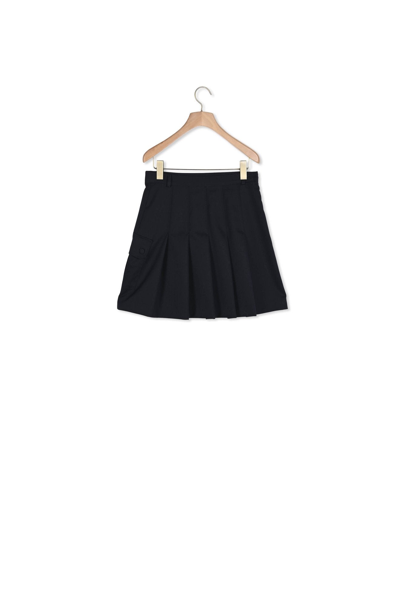 Jupe courte plissée asymétrique Sandro seconde main