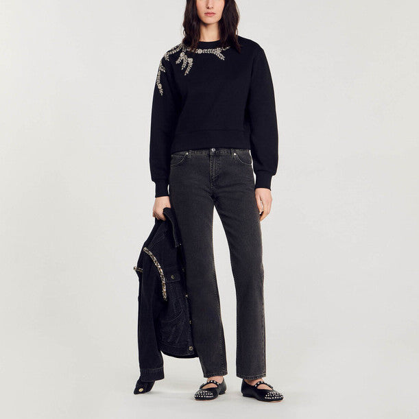 Sweatshirt bijou Sandro seconde main