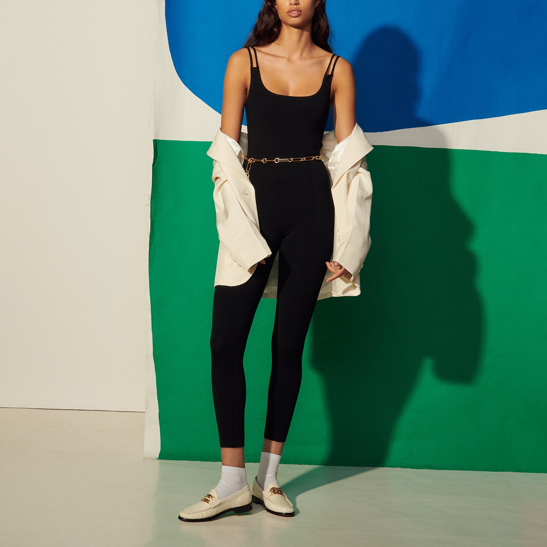 Combinaison Pantalon legging en Maille Sandro seconde main