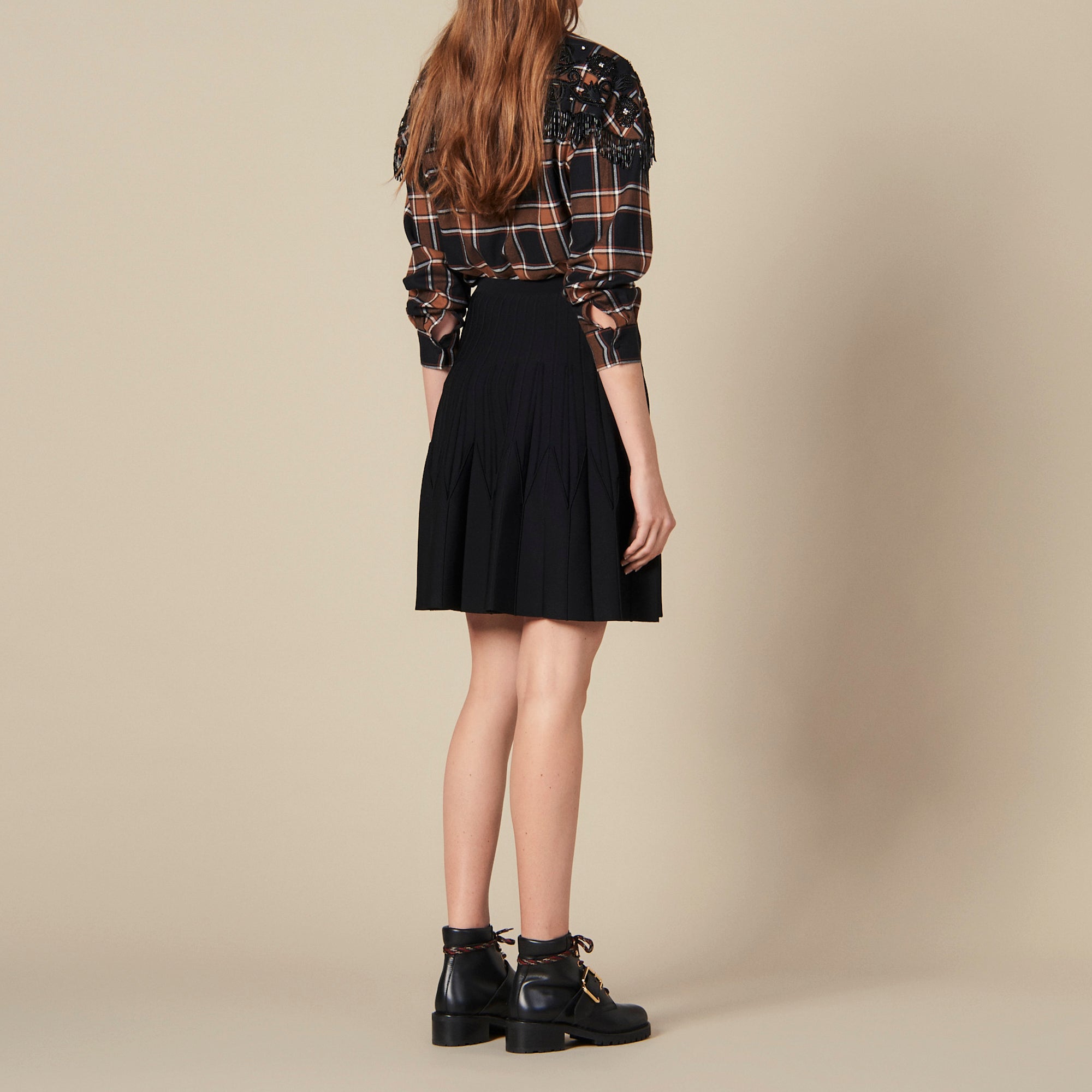 Jupe en Maille évasée Sandro seconde main