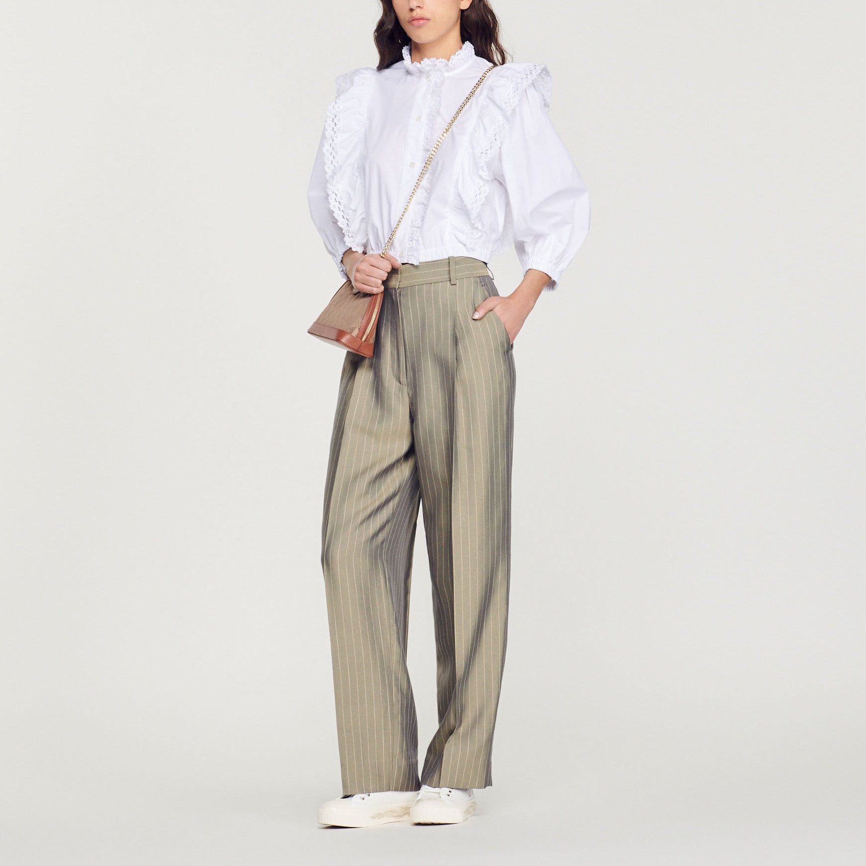 Pantalon de tailleur Sandro seconde main
