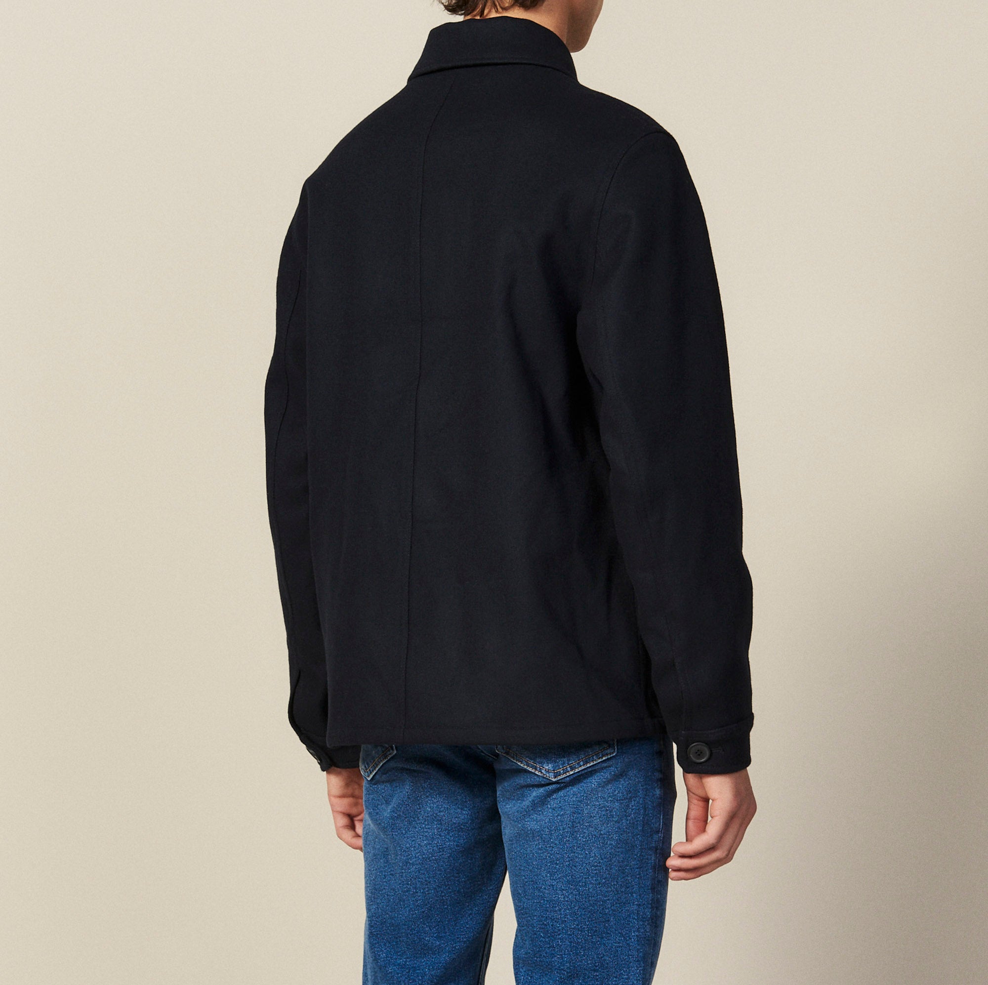 Veste en drap de laine Sandro seconde main