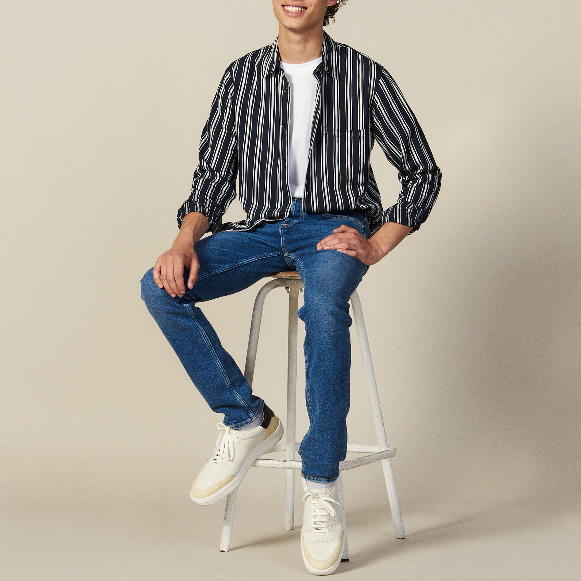 Chemise fluide rayée Sandro seconde main