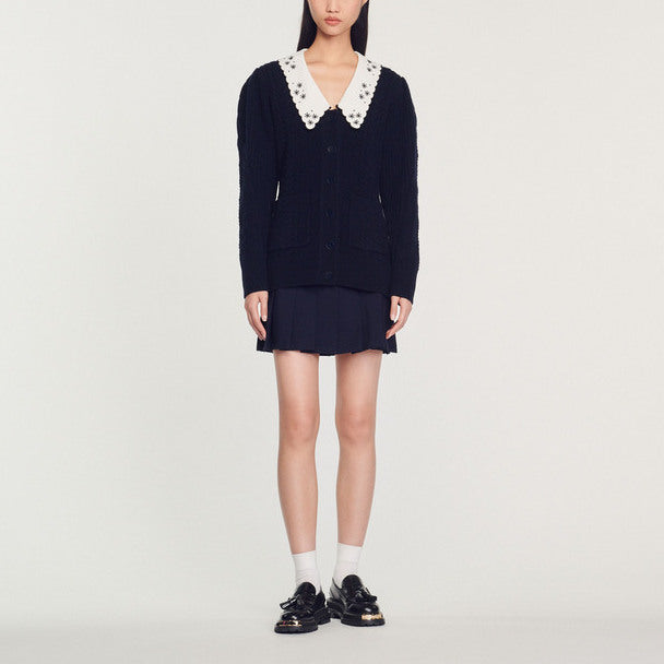 Cardicoat à large col Sandro seconde main