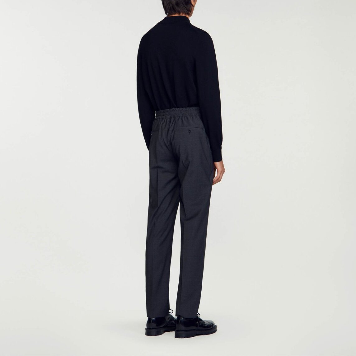 Pantalon droit élastiqué Sandro seconde main