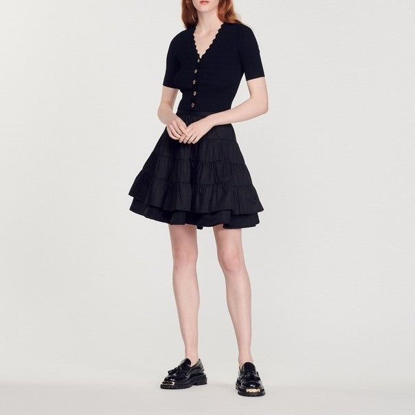 Pull en Maille et boutons fantaisie Sandro seconde main