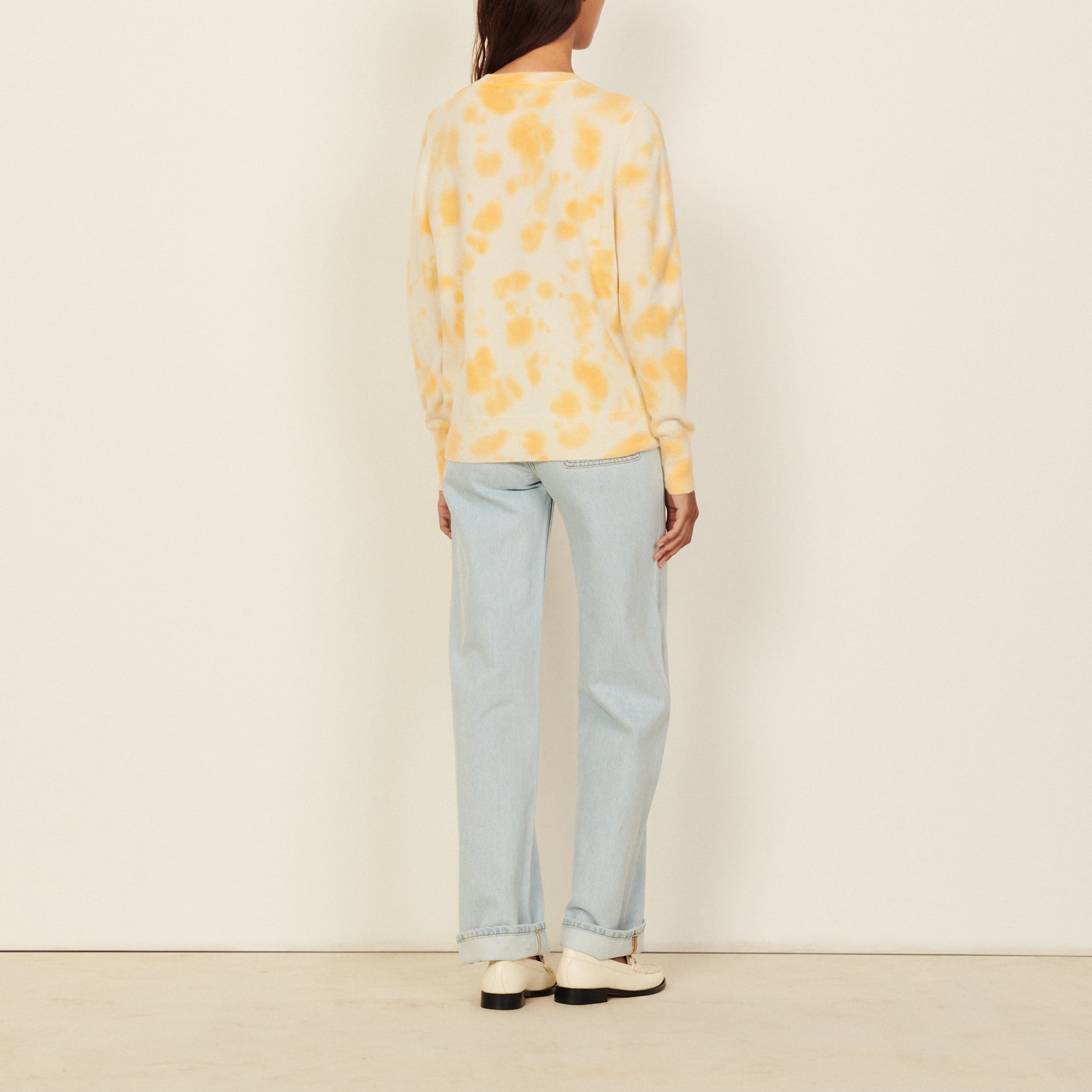 Smiley® Pull jacquard tie and dye Sandro seconde main