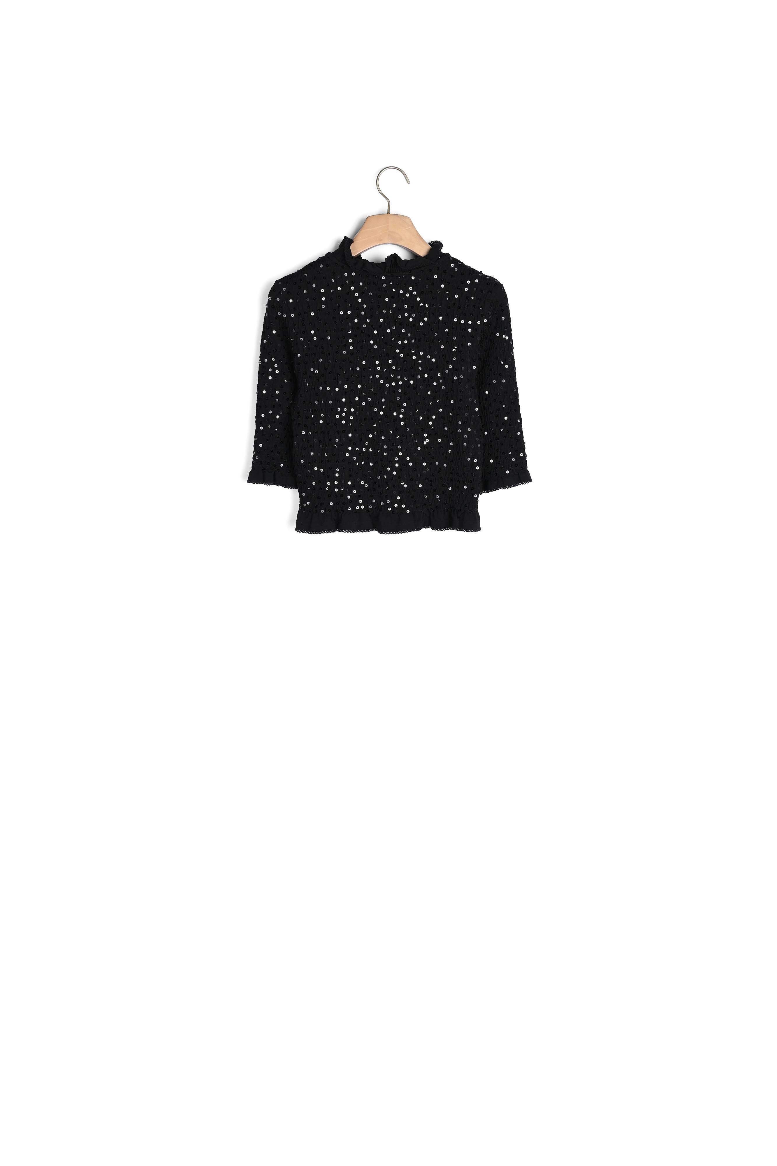 Top orné de sequins Sandro seconde main