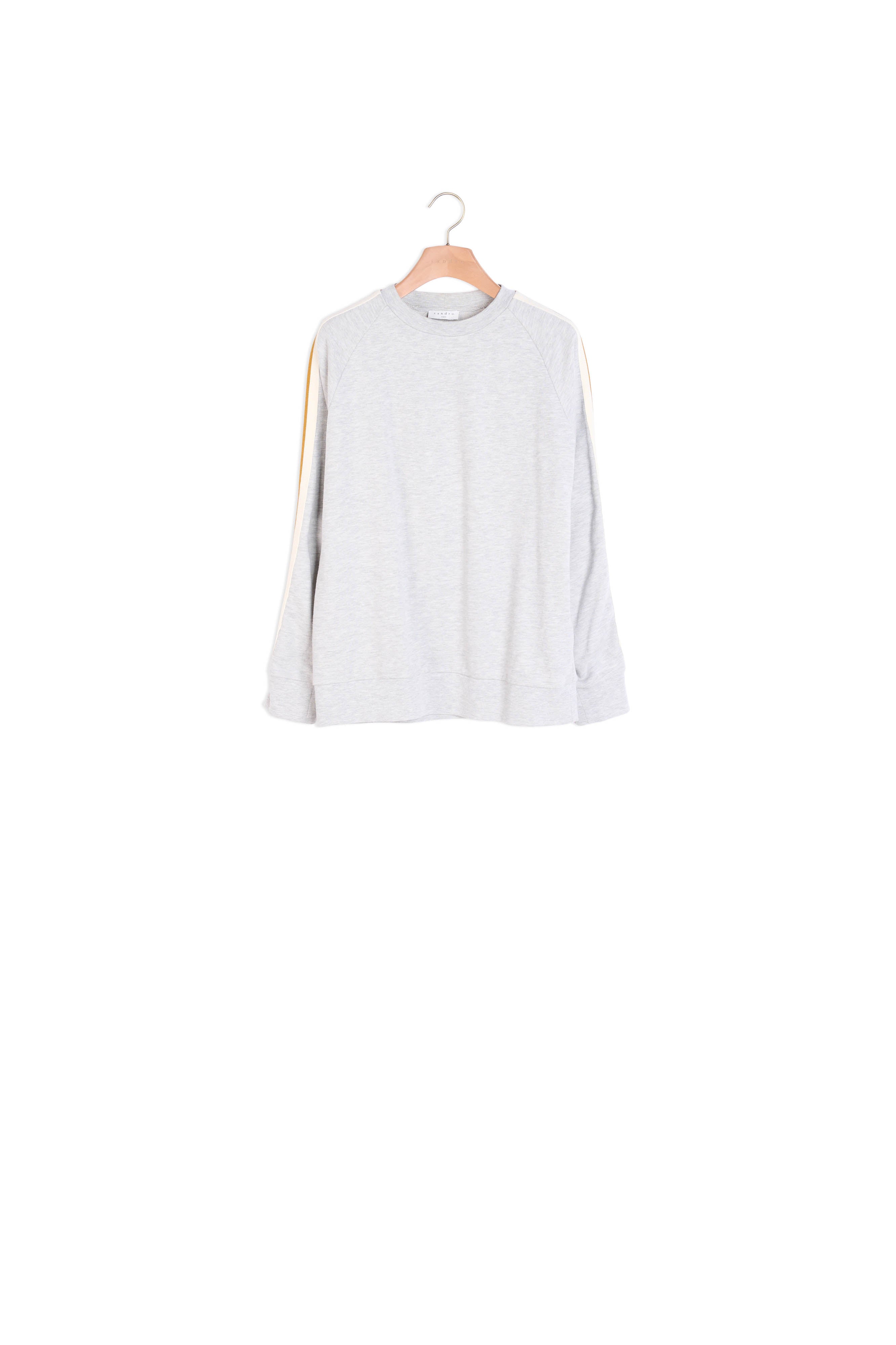 Sweat à galons appliqués sur les manches Sandro seconde main