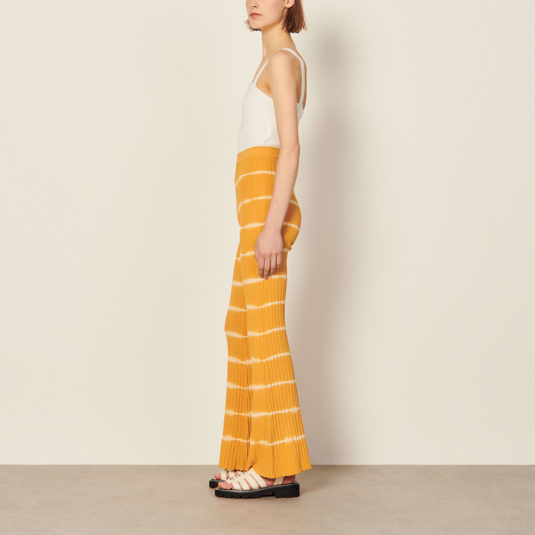 Pantalon tie and dye en Maille Sandro seconde main