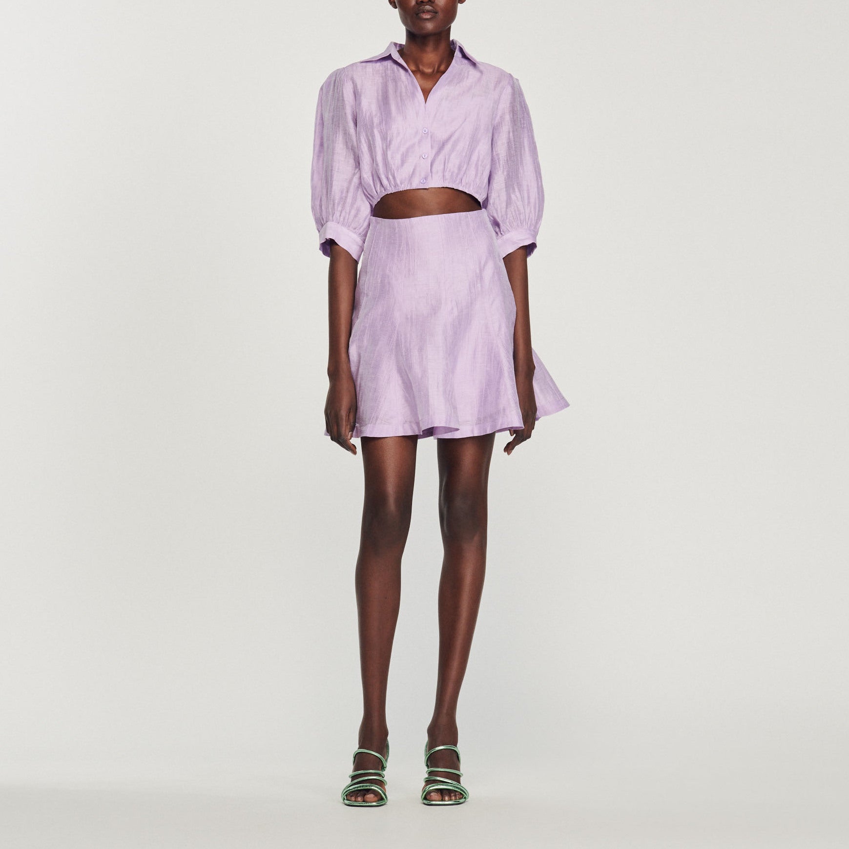 Robe courte ouverte Sandro seconde main