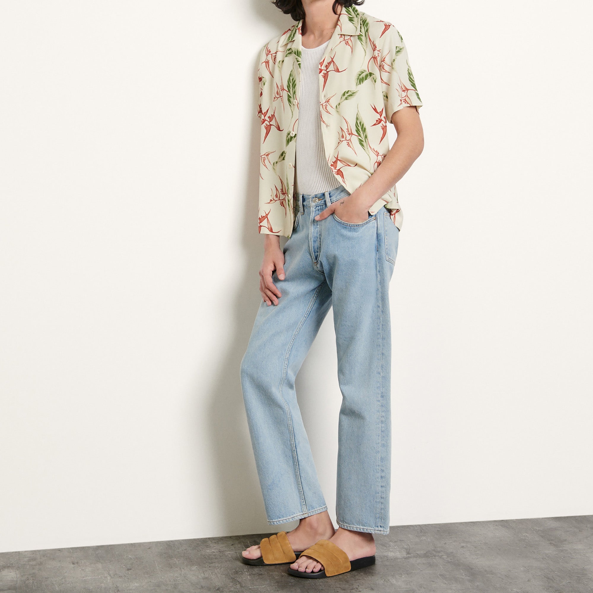 Chemise imprimée à manches courtes Sandro seconde main