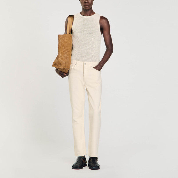 Jean en coton organique Sandro seconde main