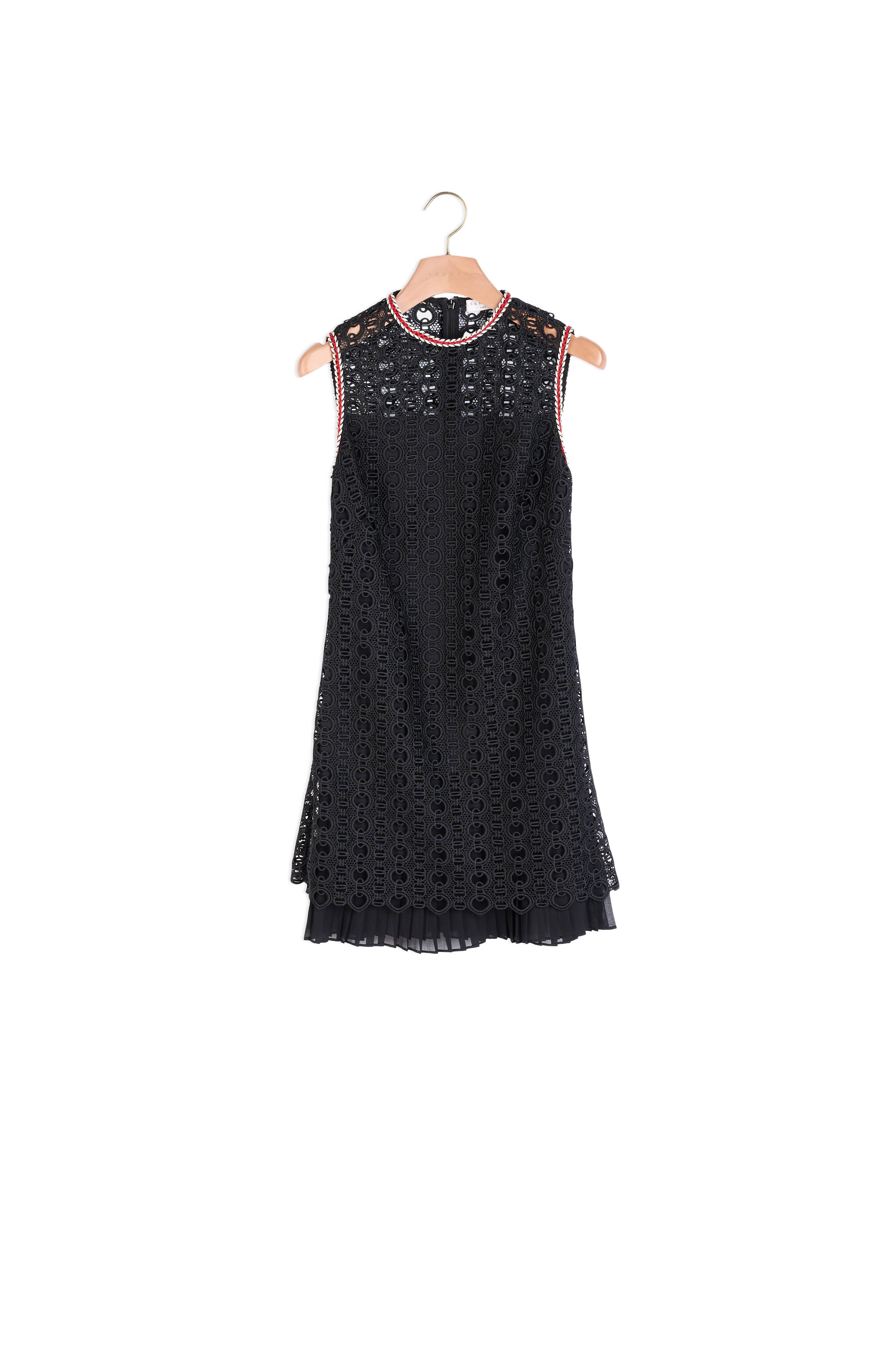 Robe en guipure sans manches Sandro seconde main