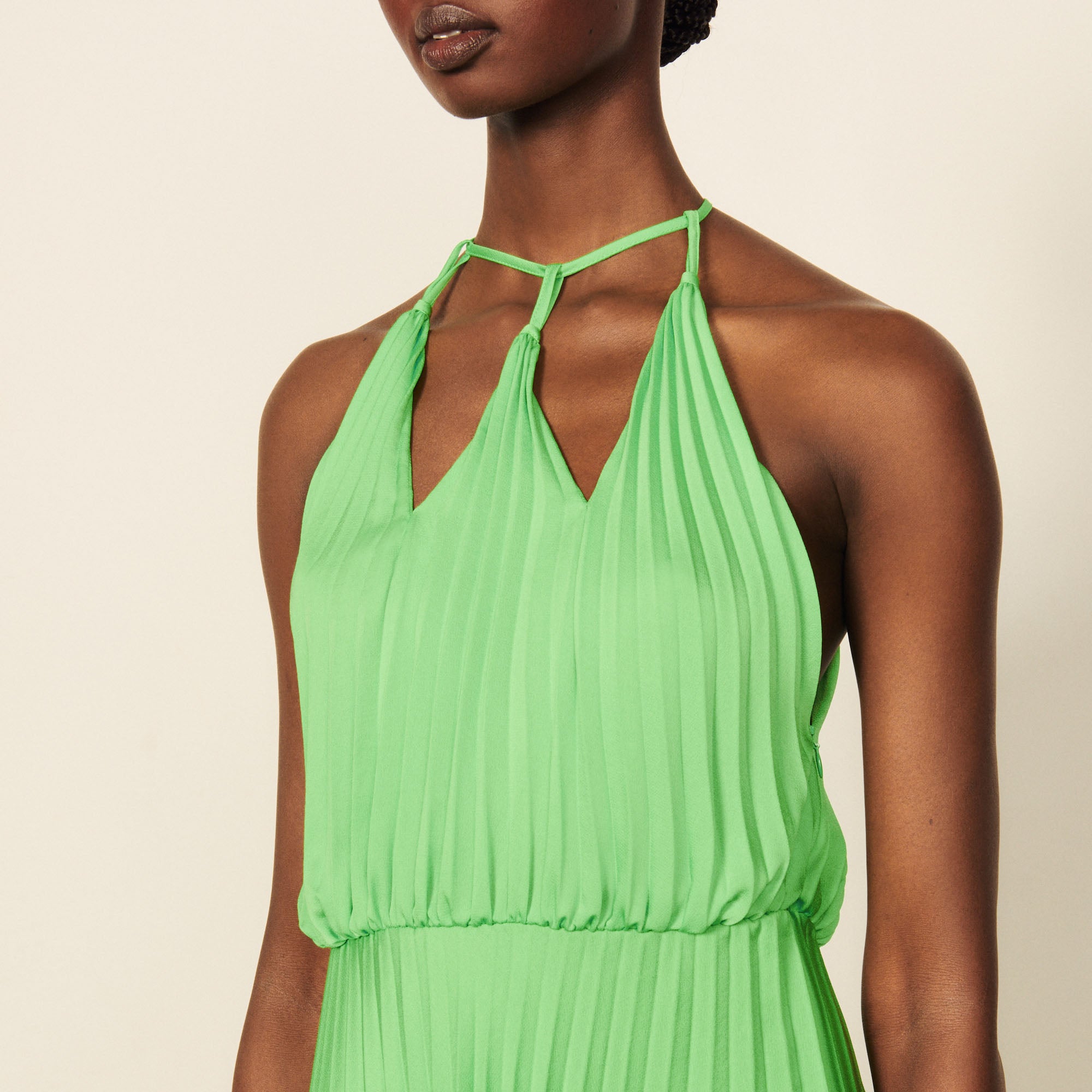 Robe longue plissée Sandro seconde main