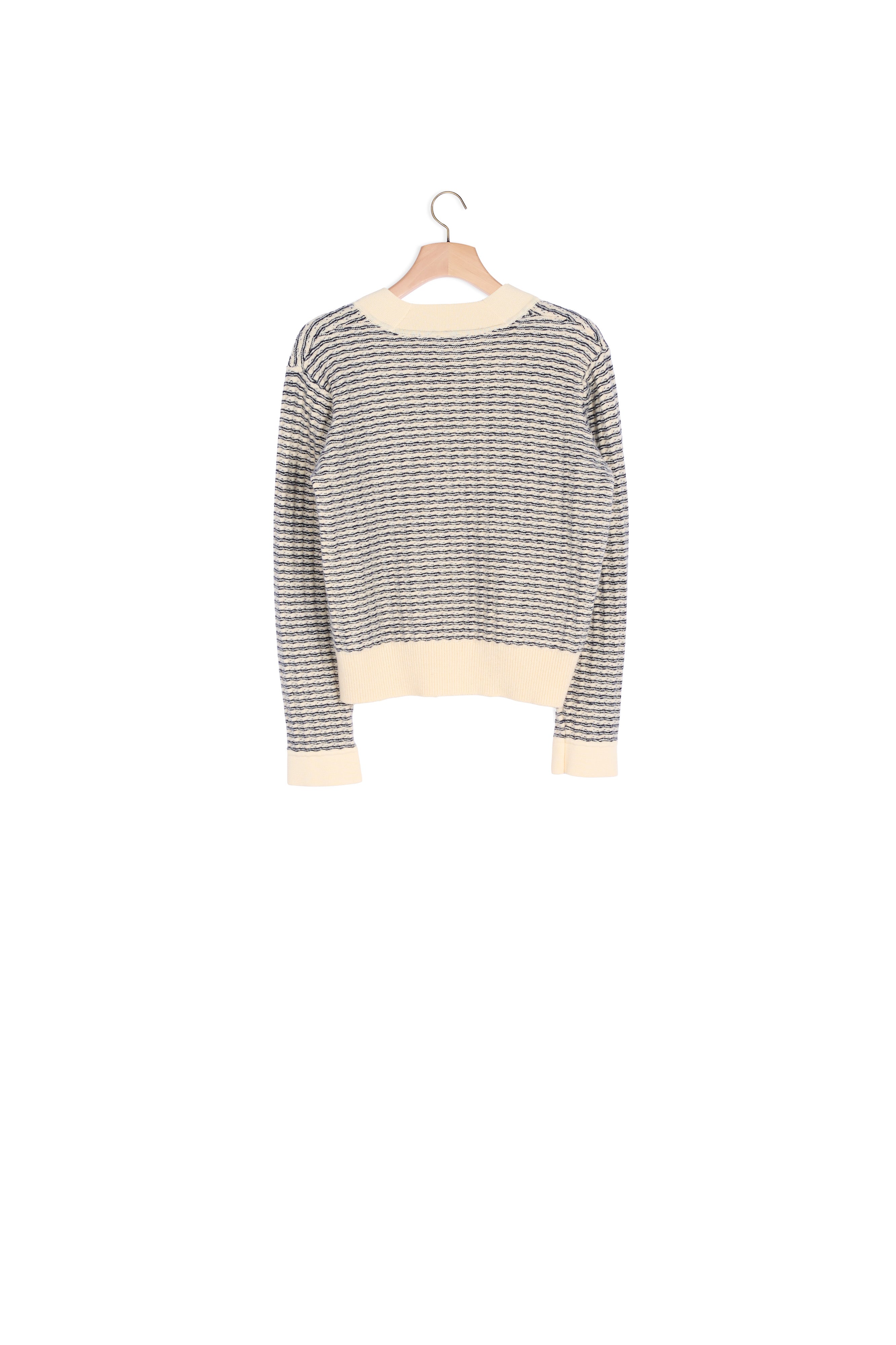 Cardigan en Maille à rayures Sandro seconde main