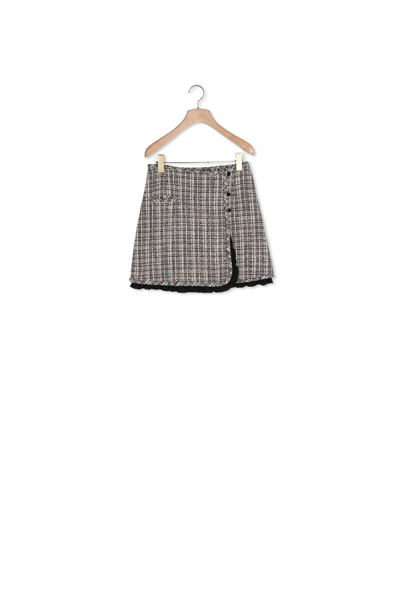 Jupe courte en tweed Sandro seconde main
