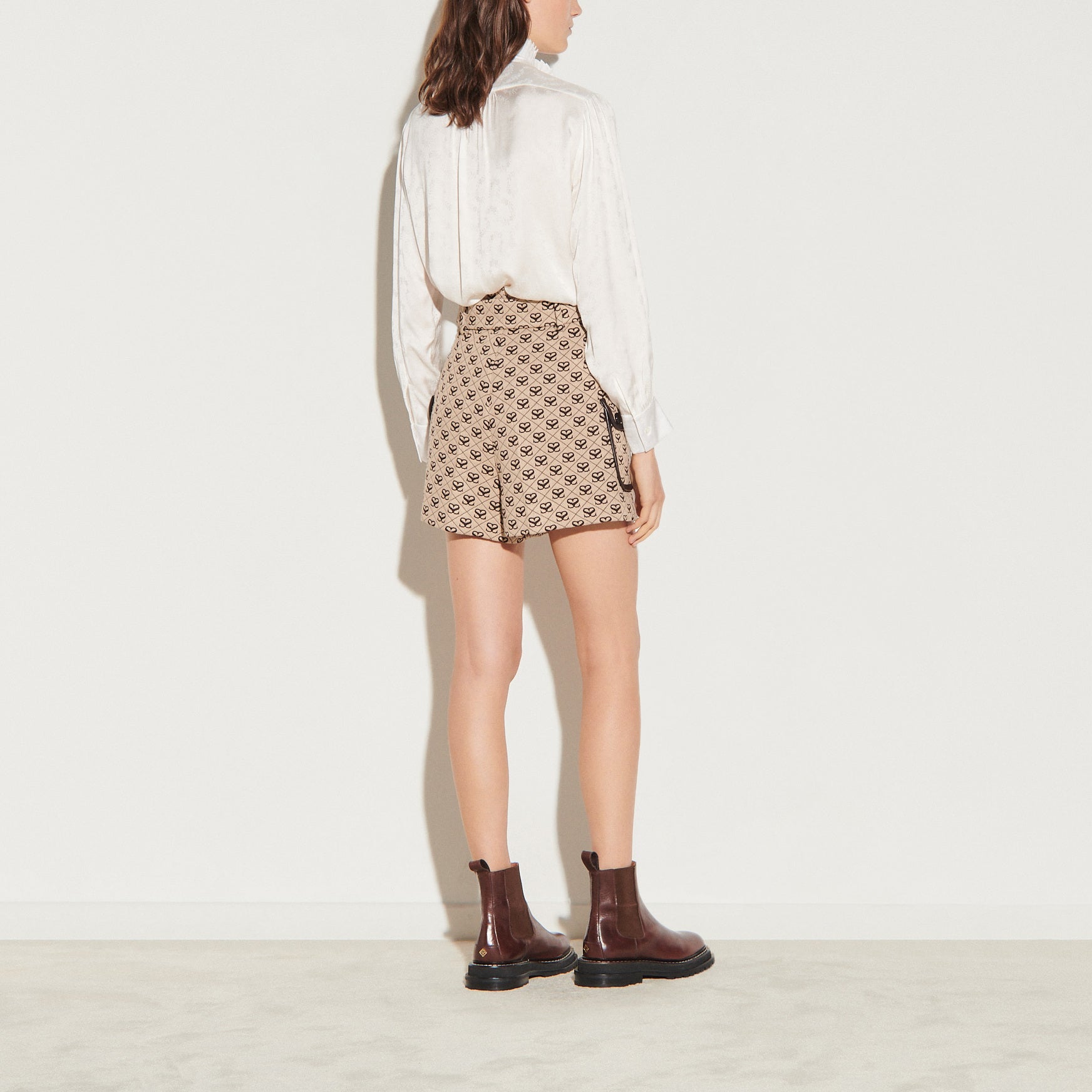 Short en jacquard double S Sandro seconde main